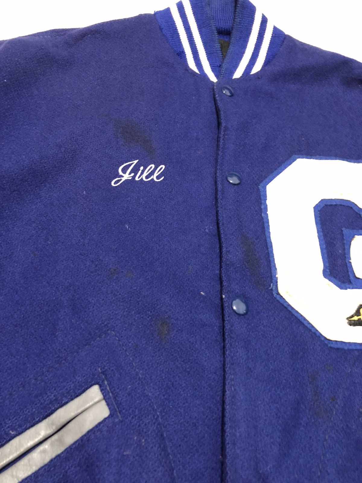 Vintage VJ29 Settlemien Portland Oregan Big Logo Varsity Jacket Size US L / EU 52-54 / 3 - 5 Thumbnail