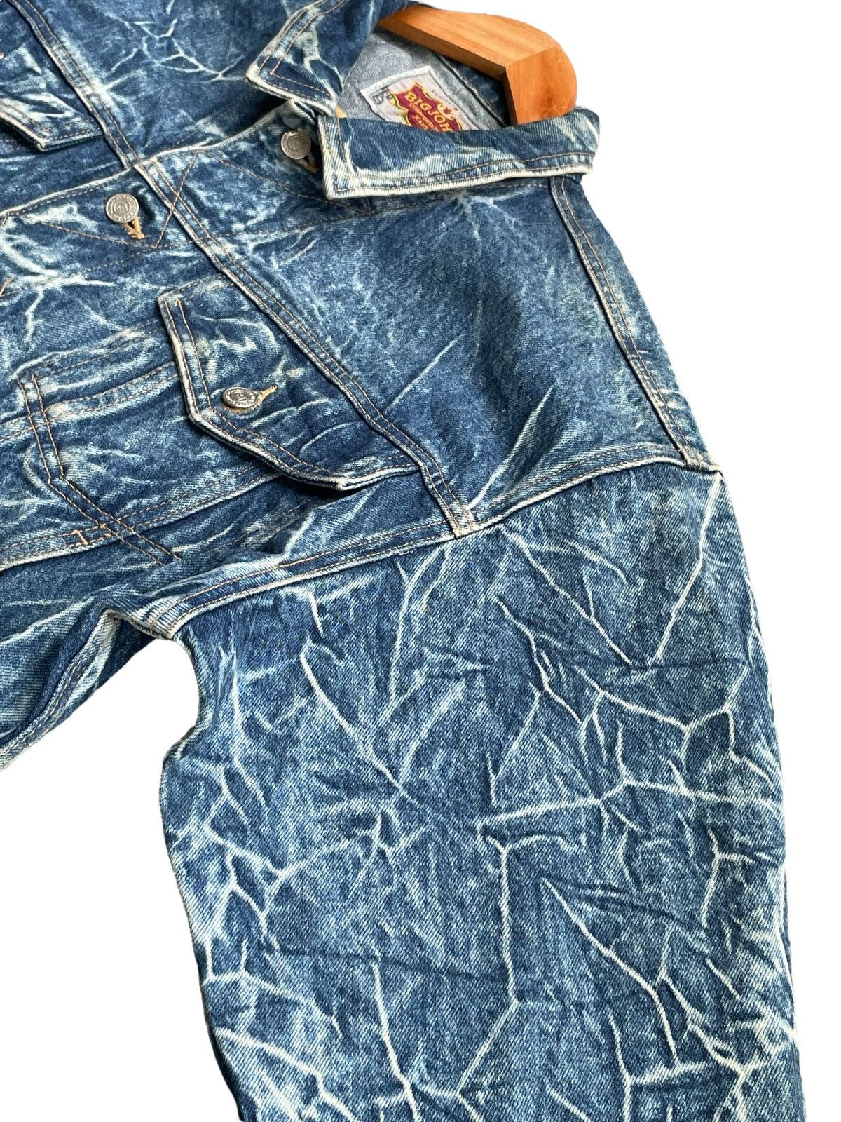 Big John × Vintage Vintage & Rare Big John Acid Wash Jacket Size US L / EU 52-54 / 3 - 8 Thumbnail