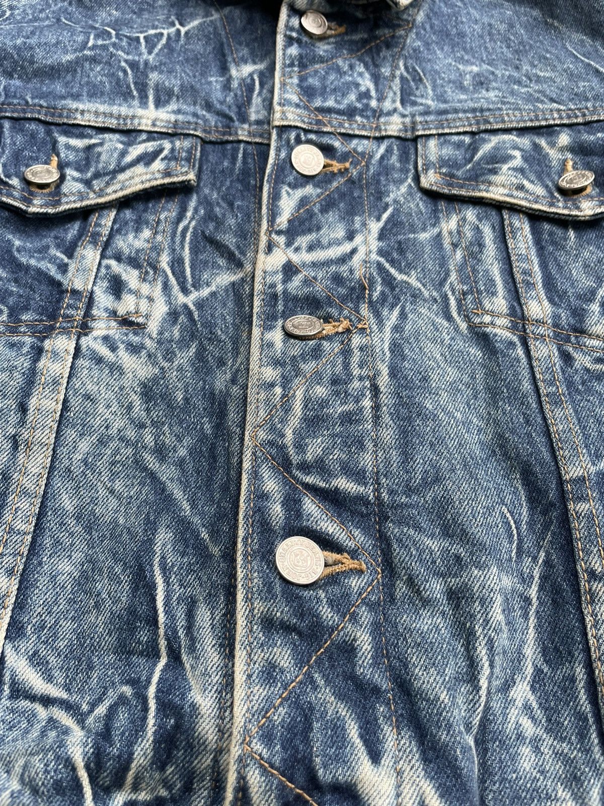 Big John × Vintage Vintage & Rare Big John Acid Wash Jacket Size US L / EU 52-54 / 3 - 19 Thumbnail