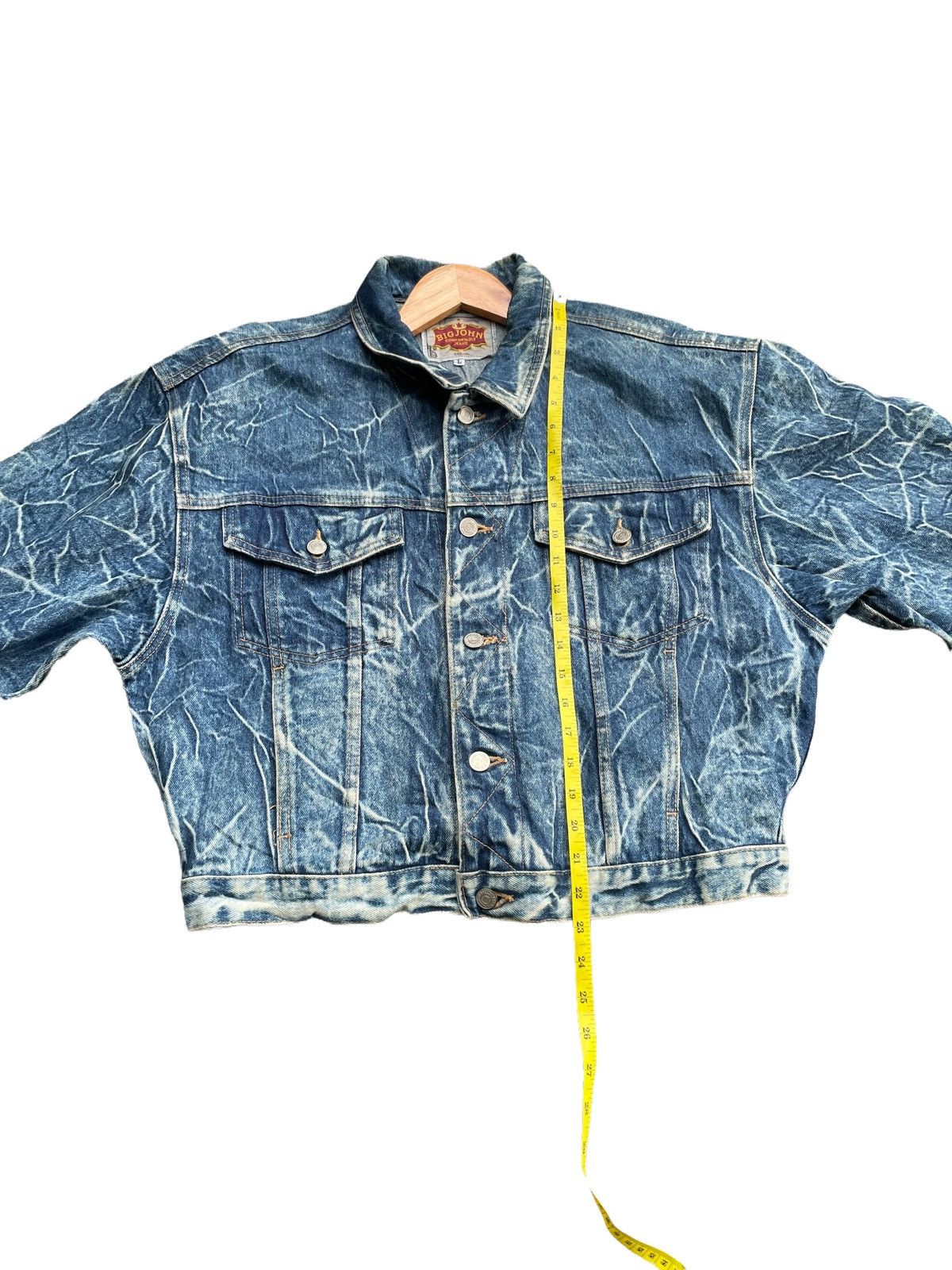 Big John × Vintage Vintage & Rare Big John Acid Wash Jacket Size US L / EU 52-54 / 3 - 3 Thumbnail