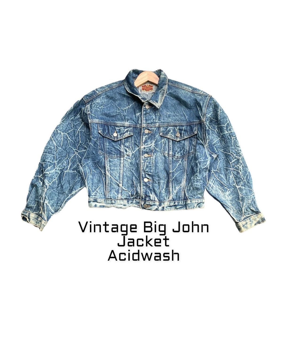 Vintage & Rare Big John Acid Wash Jacket