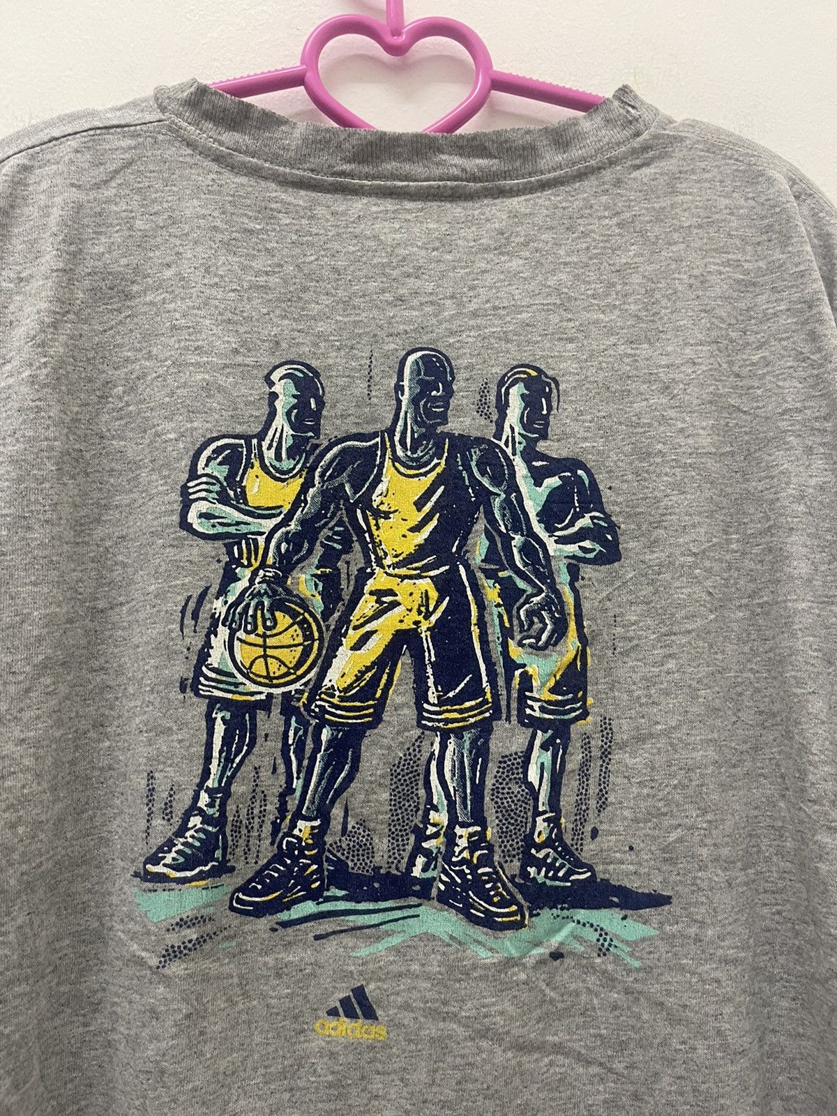 Adidas Rare Vintage ADIDAS Basketball Tee Size US S / EU 44-46 / 1 - 2 Thumbnail