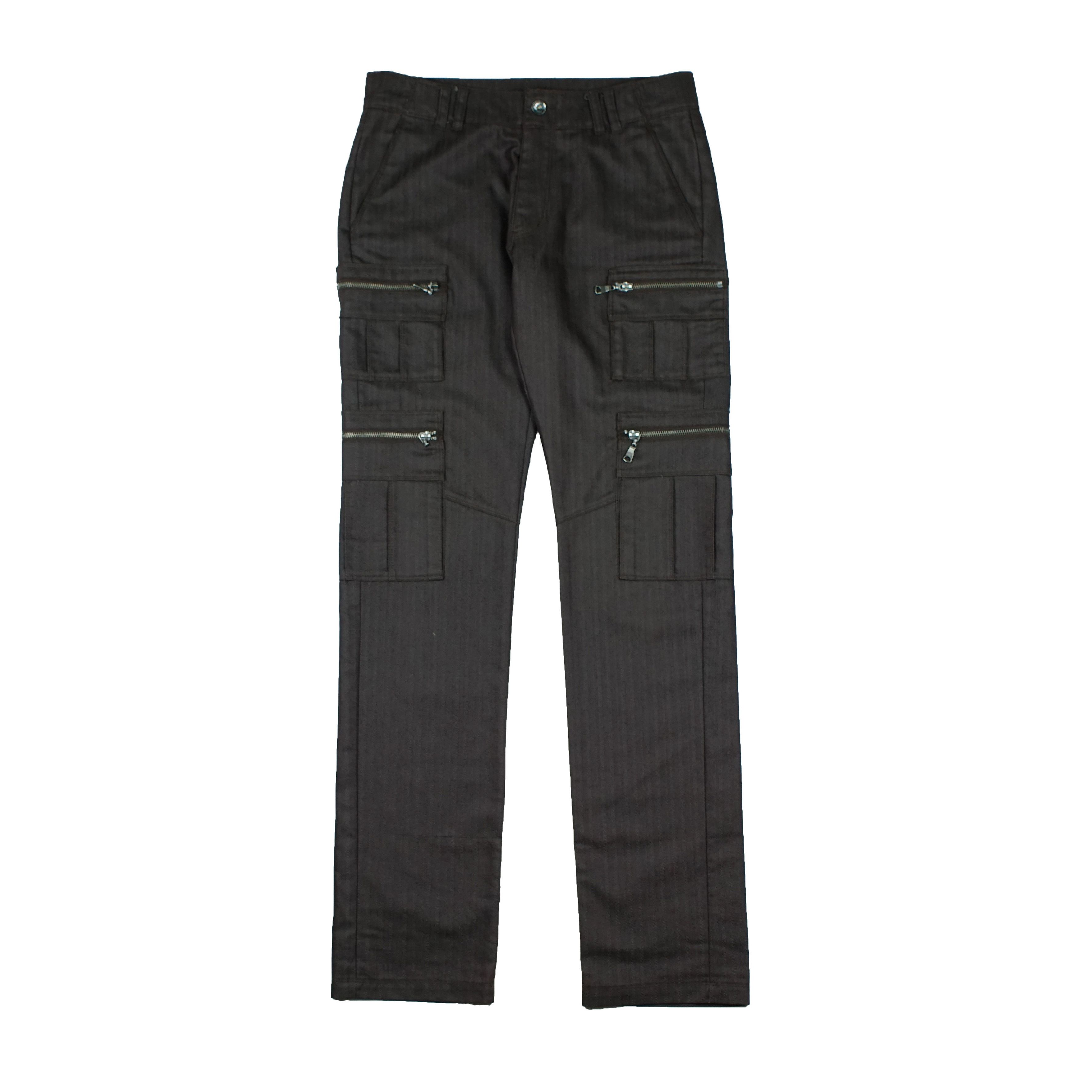 Size 31x33 Semantic Design Cargo Pants Black Bondage Pants