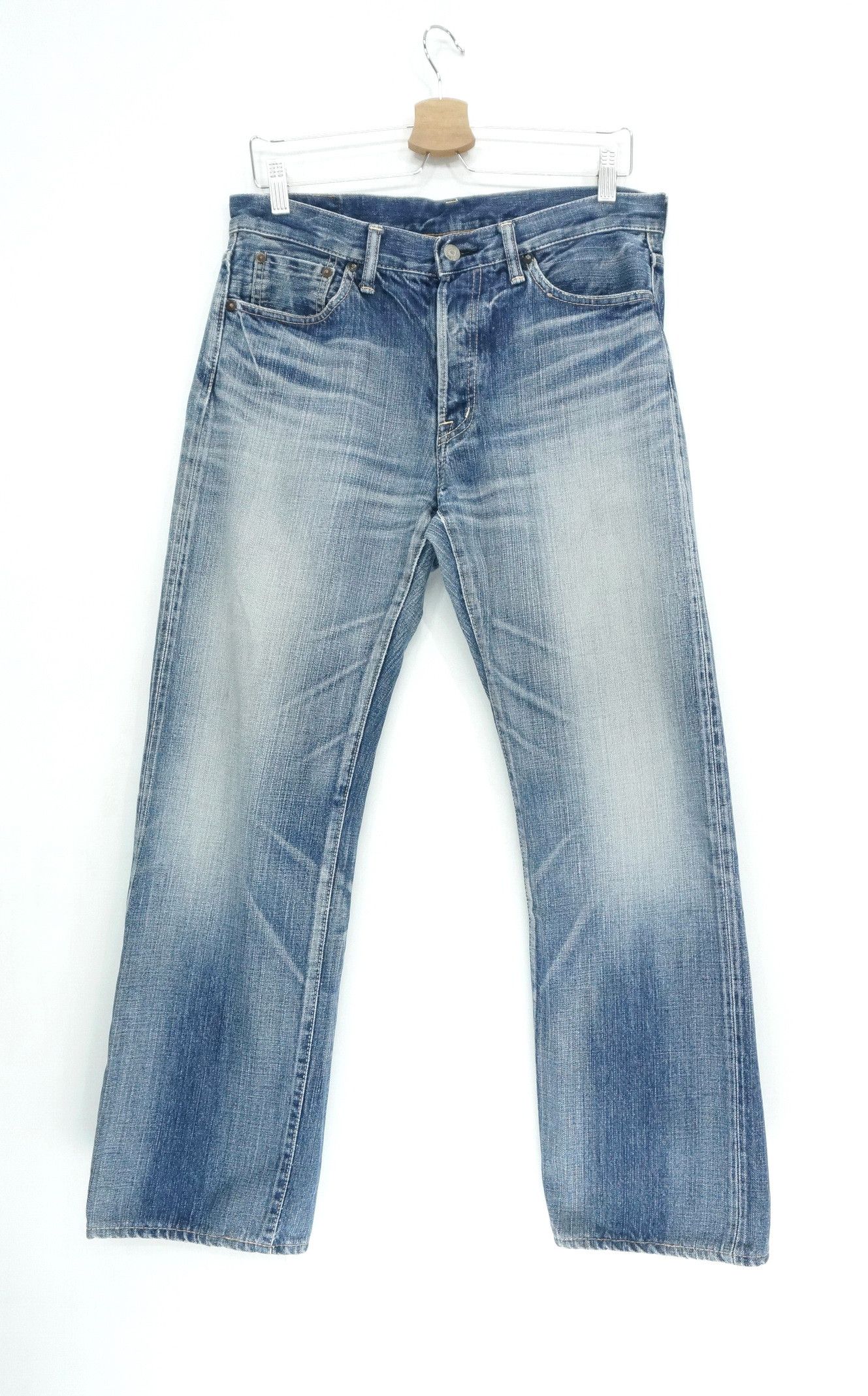 Japanese Brand Dope Vintage OMNIGOD Japan Orange Tab Denim Jeans Size US 31 - 2 Thumbnail