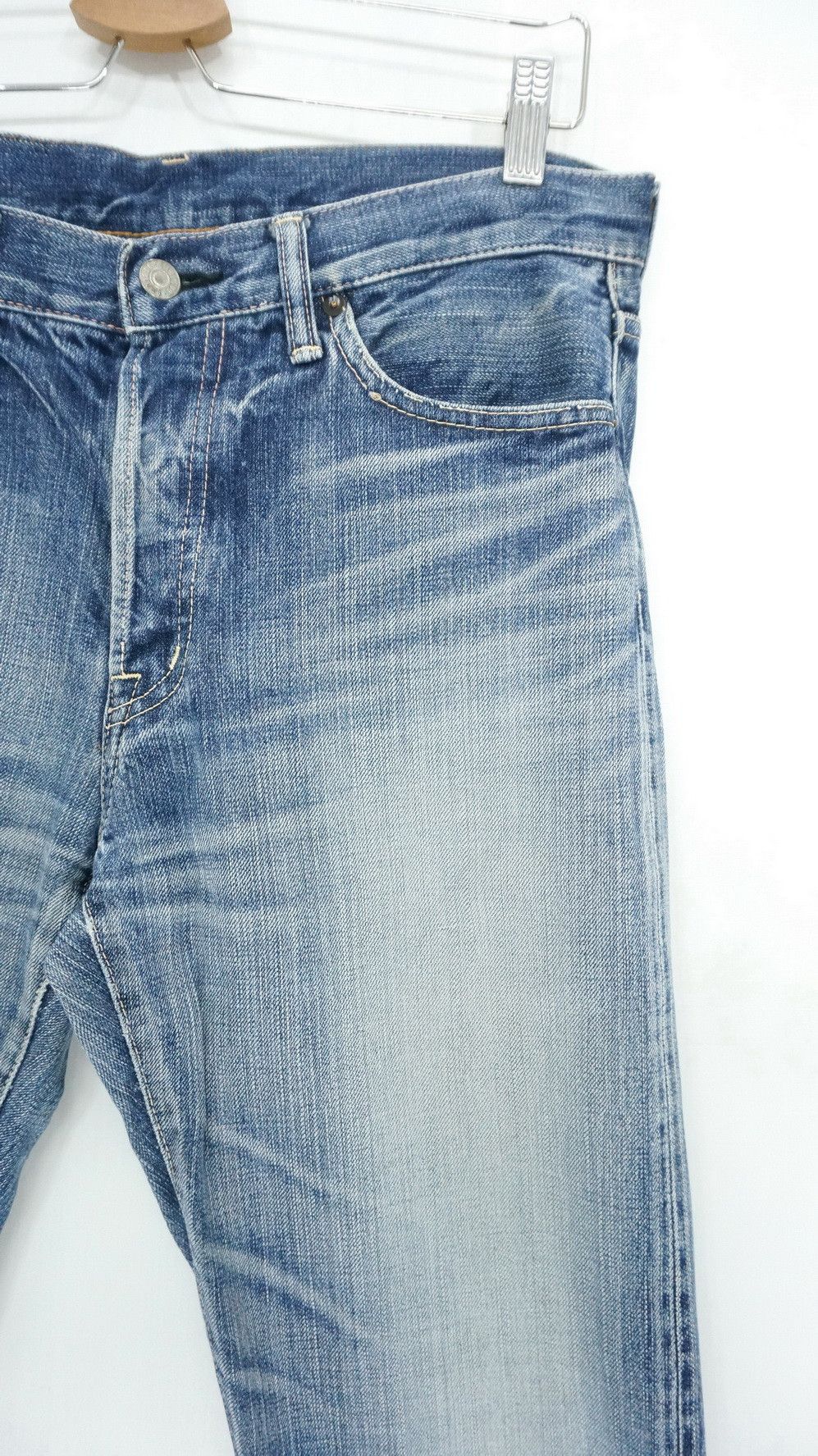 Japanese Brand Dope Vintage OMNIGOD Japan Orange Tab Denim Jeans Size US 31 - 4 Thumbnail