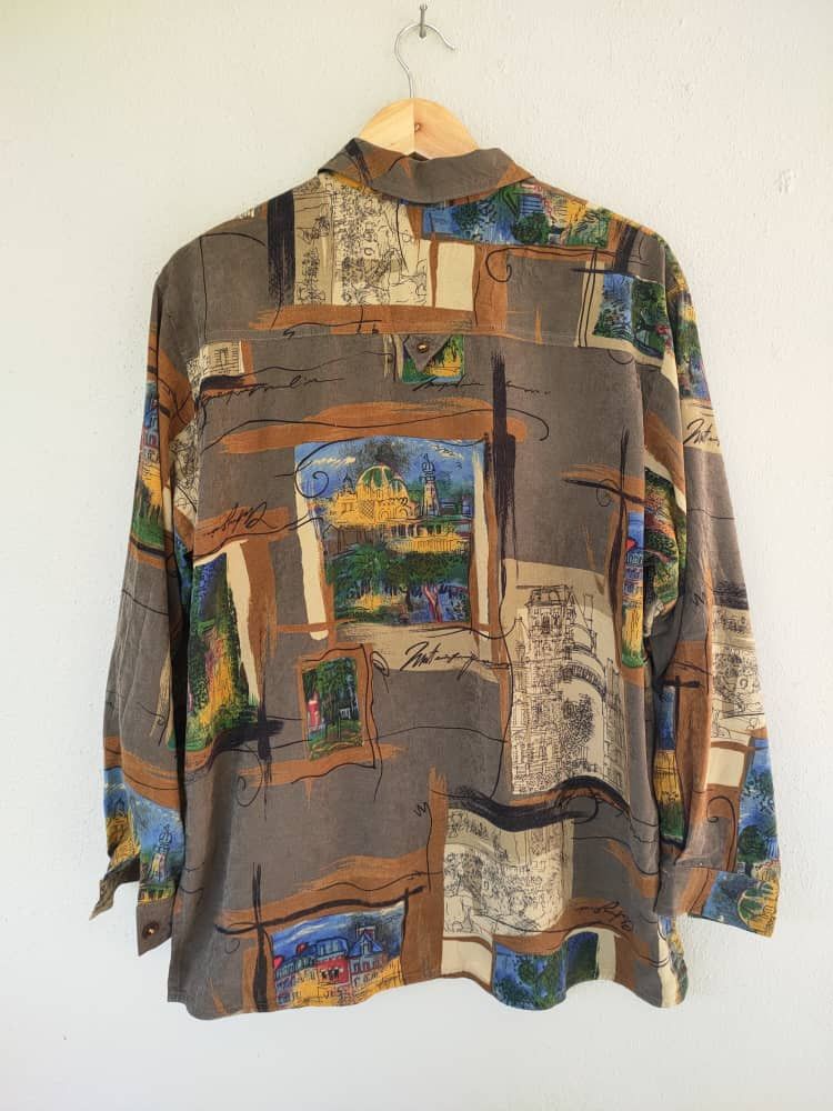Vintage Vintage Blouse Size L / US 10 / IT 46 - 2 Thumbnail