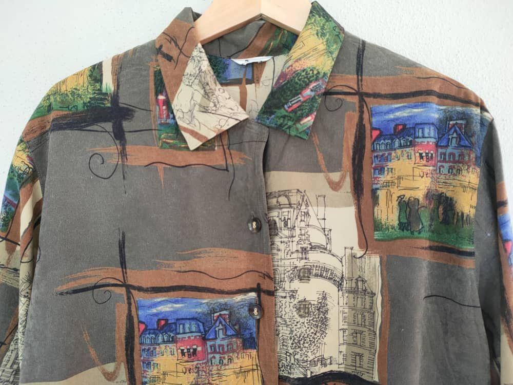 Vintage Vintage Blouse Size L / US 10 / IT 46 - 3 Thumbnail