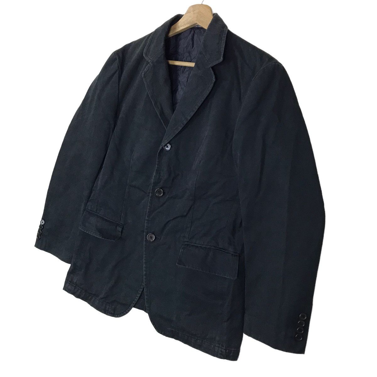 Yohji Yamamoto Vintage Ined Homme Yohji Yamamoto Coat Jacket Size US M / EU 48-50 / 2 - 4 Thumbnail