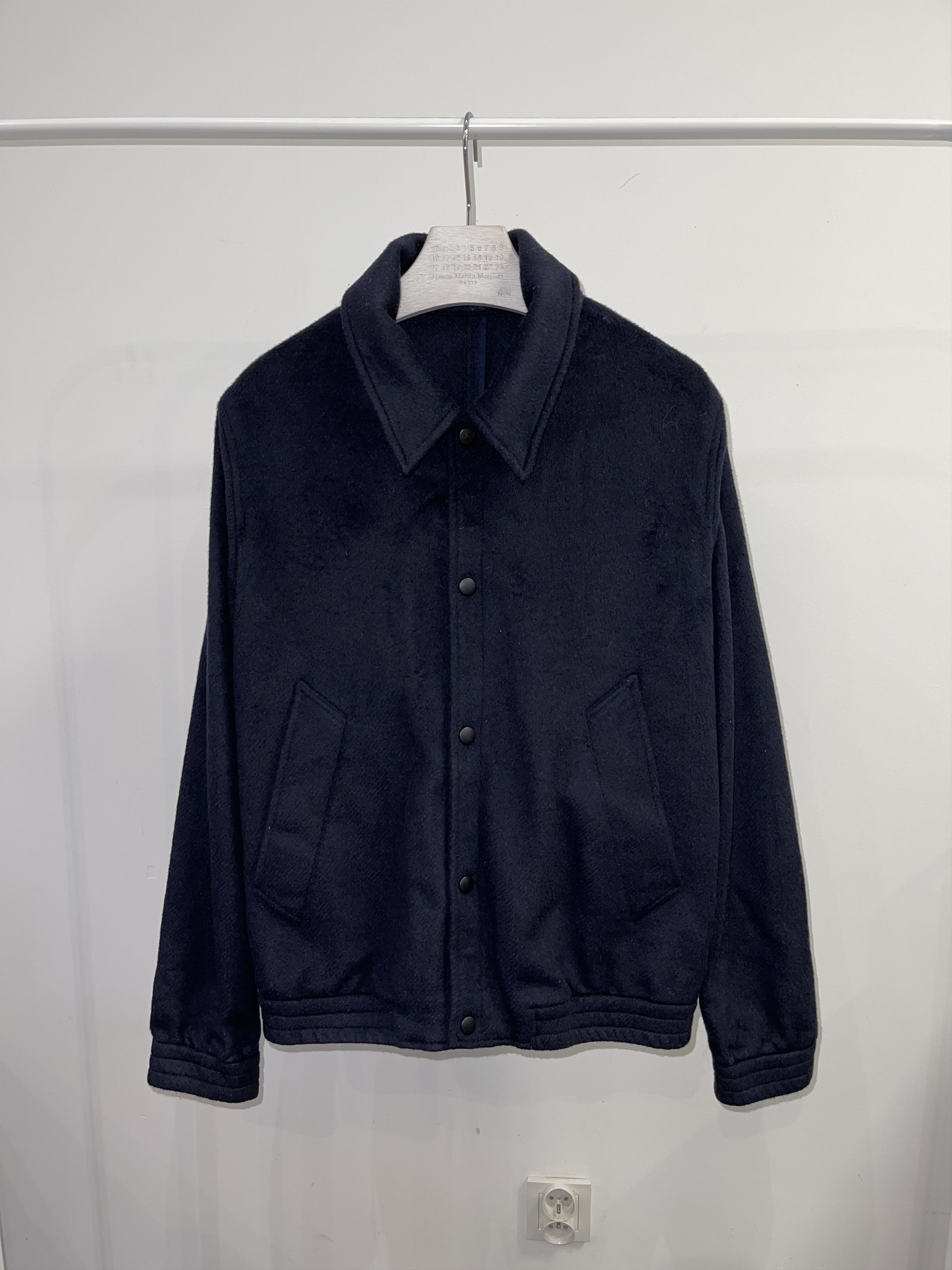AMI AMI by Alexandre Mattiussi Dark Navy Wool Bomber Jacket Size US M / EU 48-50 / 2 - 3 Thumbnail