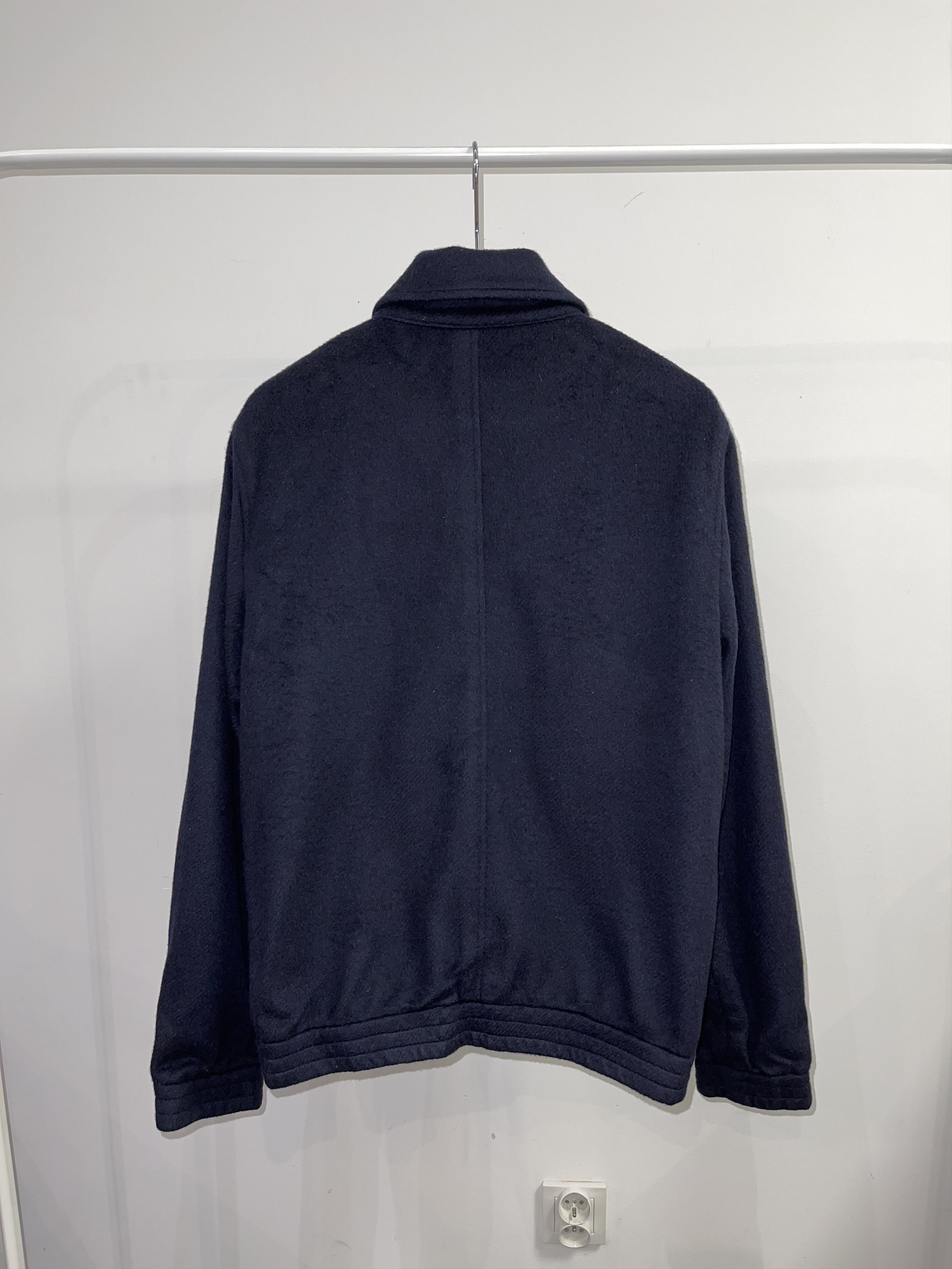 AMI AMI by Alexandre Mattiussi Dark Navy Wool Bomber Jacket Size US M / EU 48-50 / 2 - 6 Thumbnail