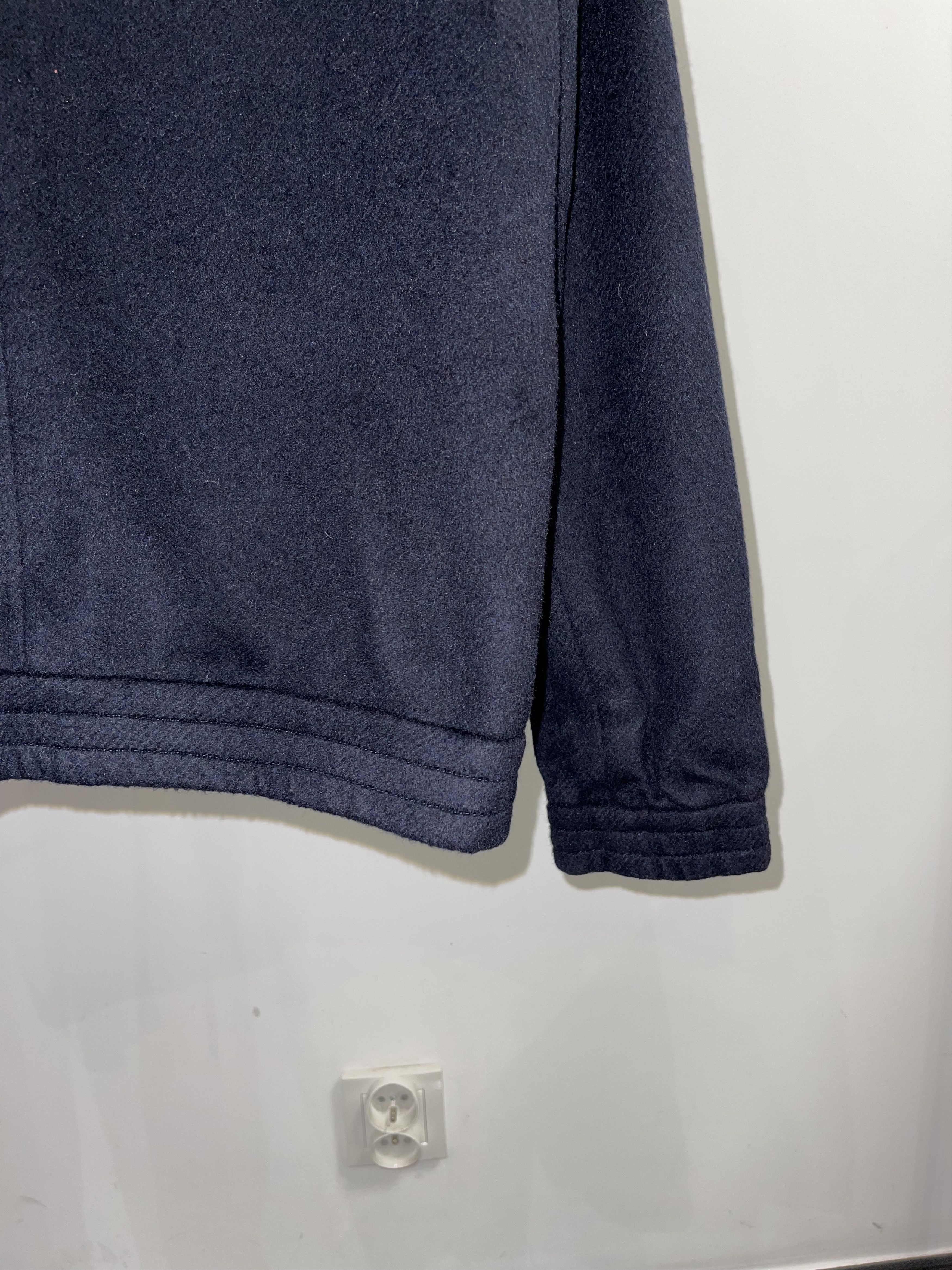 AMI AMI by Alexandre Mattiussi Dark Navy Wool Bomber Jacket Size US M / EU 48-50 / 2 - 8 Thumbnail