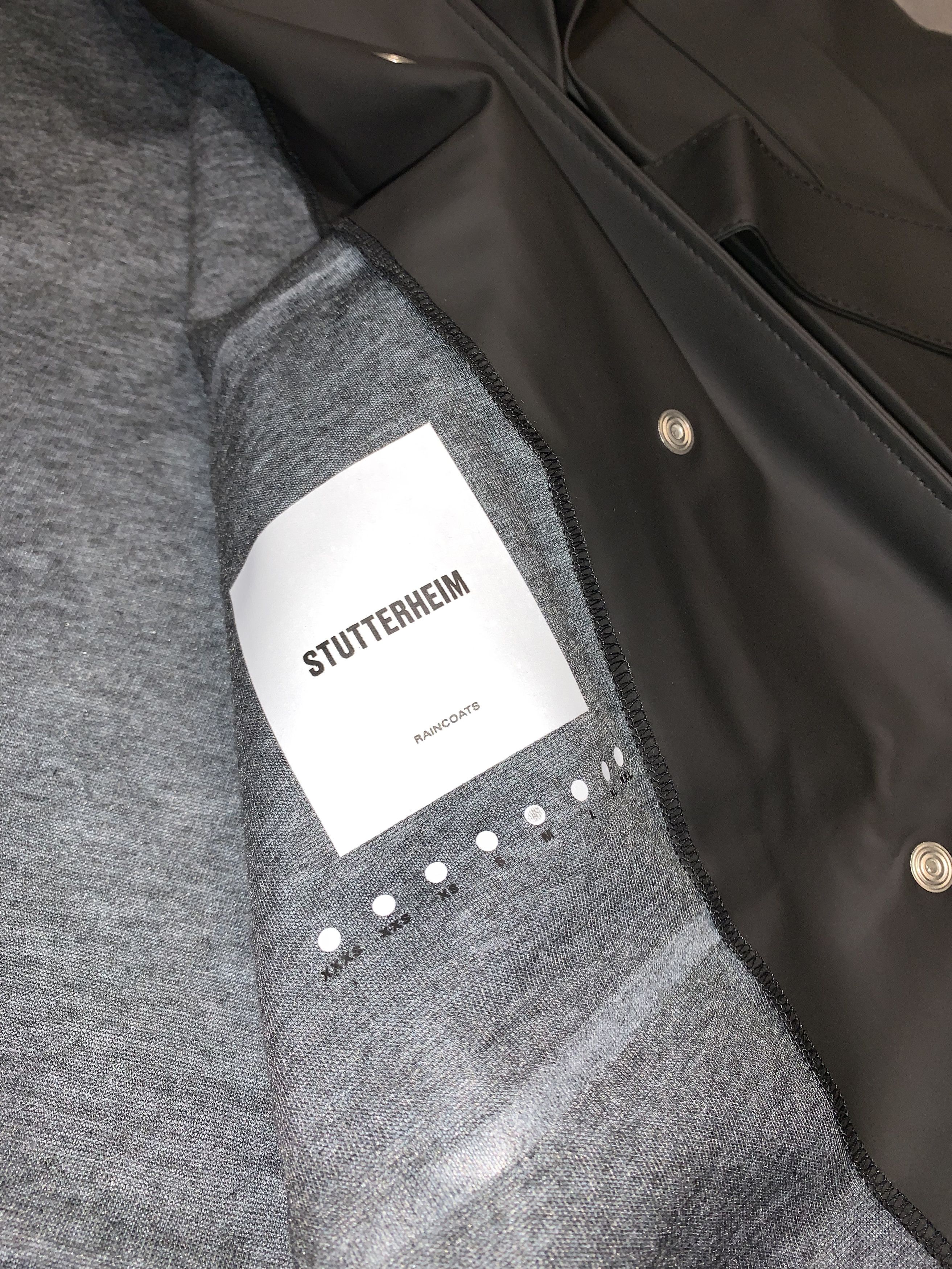 Stutterheim DS! Stutterheim Black Trench Raincoat Size US M / EU 48-50 / 2 - 7 Thumbnail
