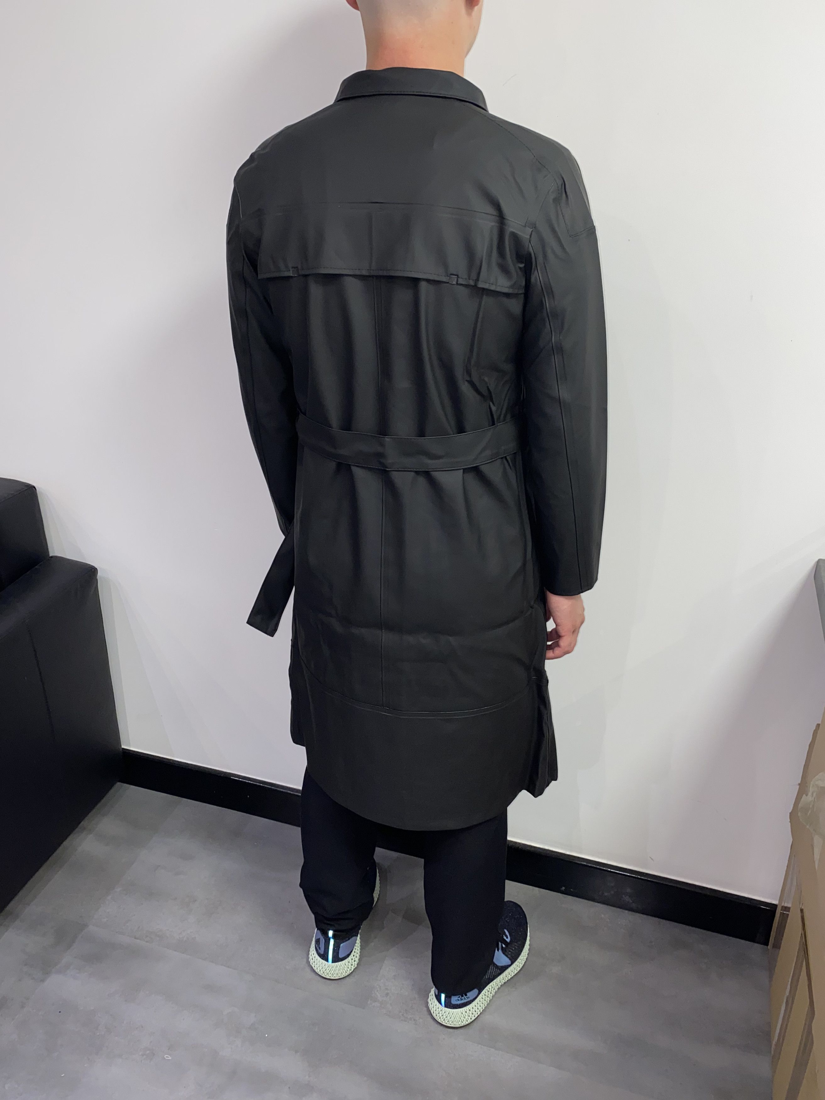 Stutterheim DS! Stutterheim Black Trench Raincoat Size US M / EU 48-50 / 2 - 2 Thumbnail