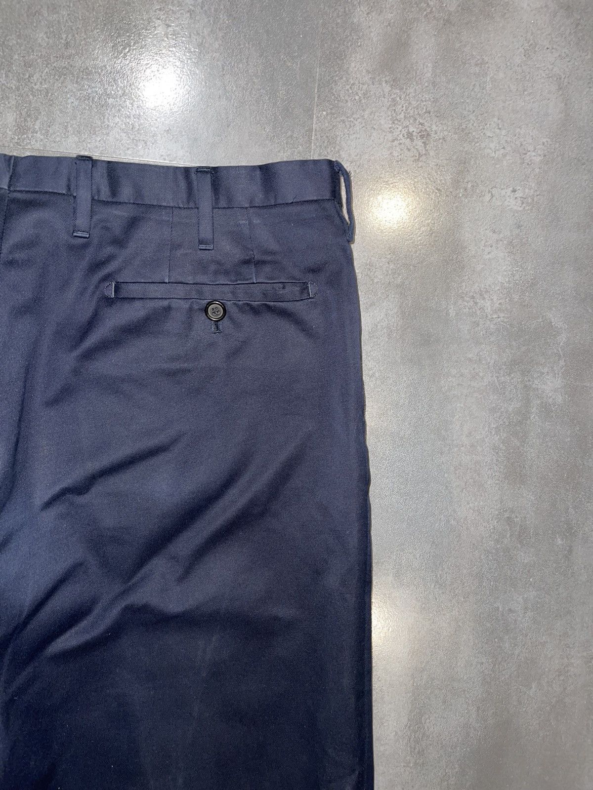 Archive Prada Formal Styled Dark Navy Denim Pants