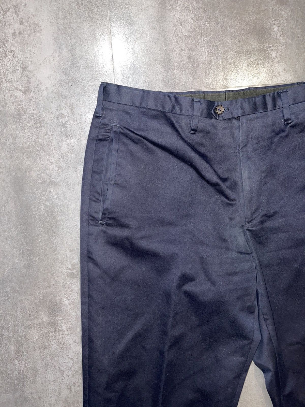 Archive Prada Formal Styled Dark Navy Denim Pants