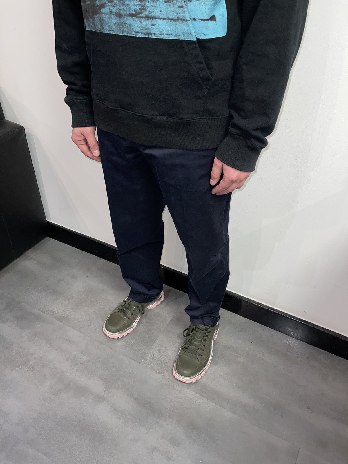 Prada Archive Prada Formal Styled Dark Navy Denim Pants Size US 36 / EU 52 - 3 Thumbnail