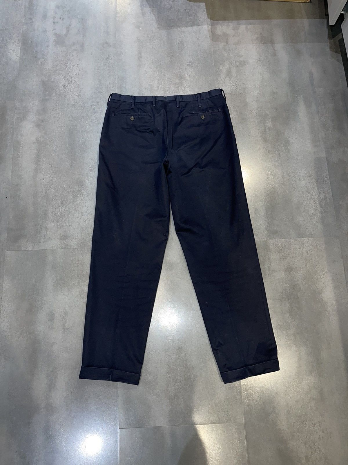 Prada Archive Prada Formal Styled Dark Navy Denim Pants Size US 36 / EU 52 - 8 Thumbnail