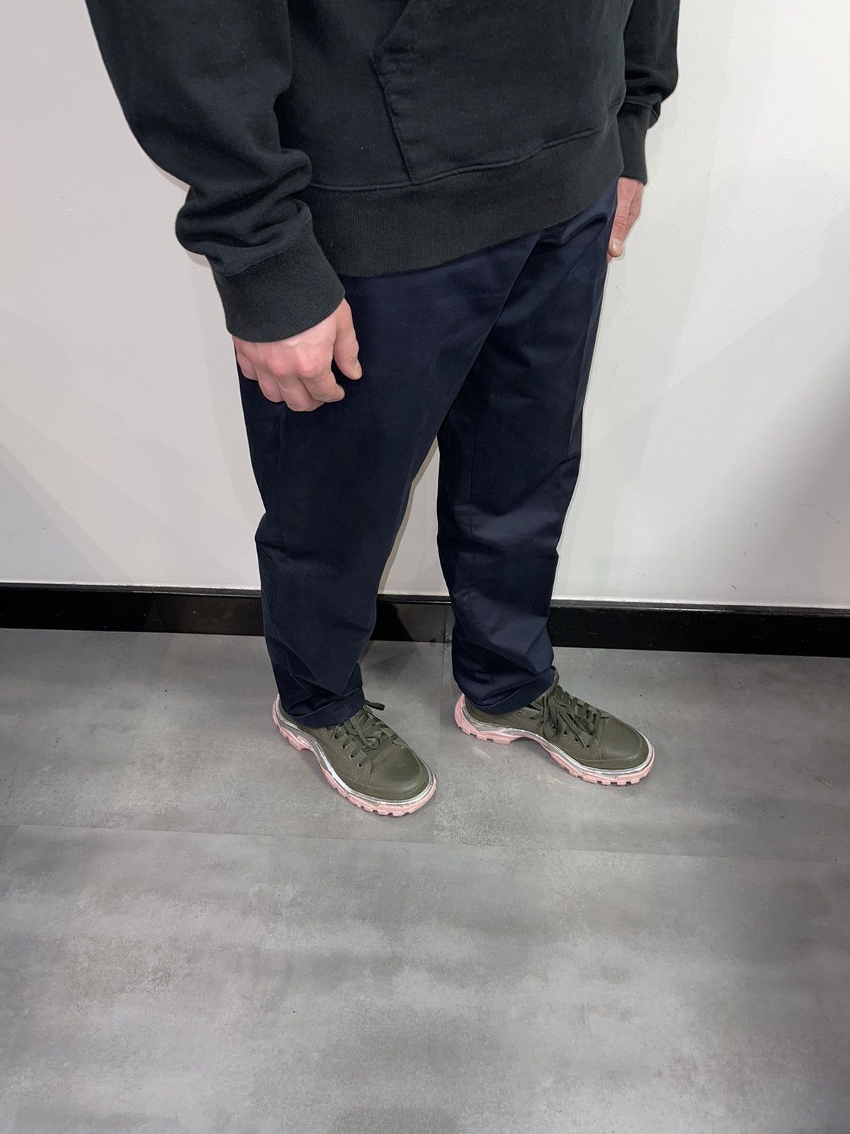 Archive Prada Formal Styled Dark Navy Denim Pants