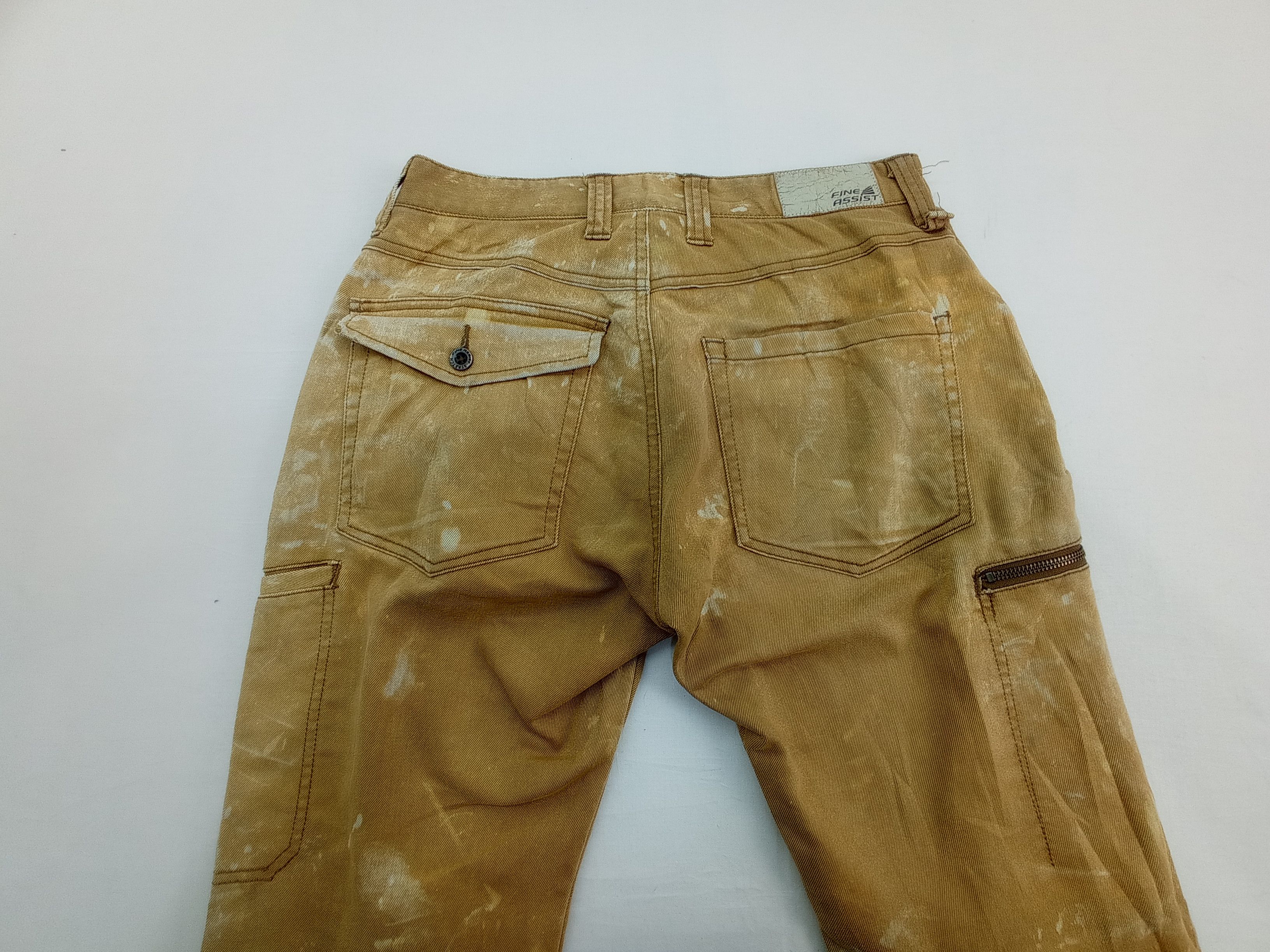 Japanese Brand 🔥Rare🔥Fine Assisst Faded Thrashed Cargo Pants Size US 28 / EU 44 - 13 Thumbnail