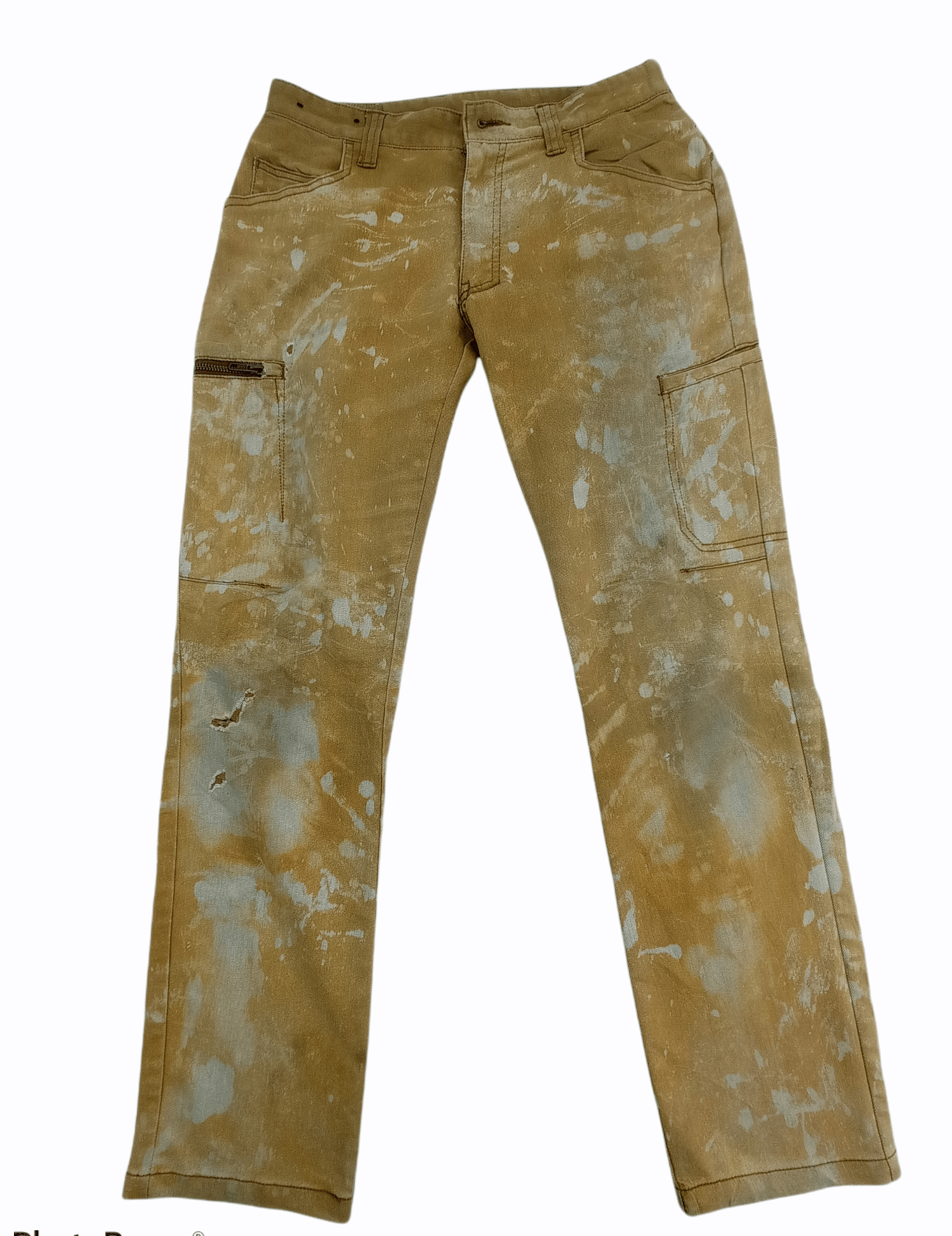 Japanese Brand 🔥Rare🔥Fine Assisst Faded Thrashed Cargo Pants Size US 28 / EU 44 - 1 Thumbnail
