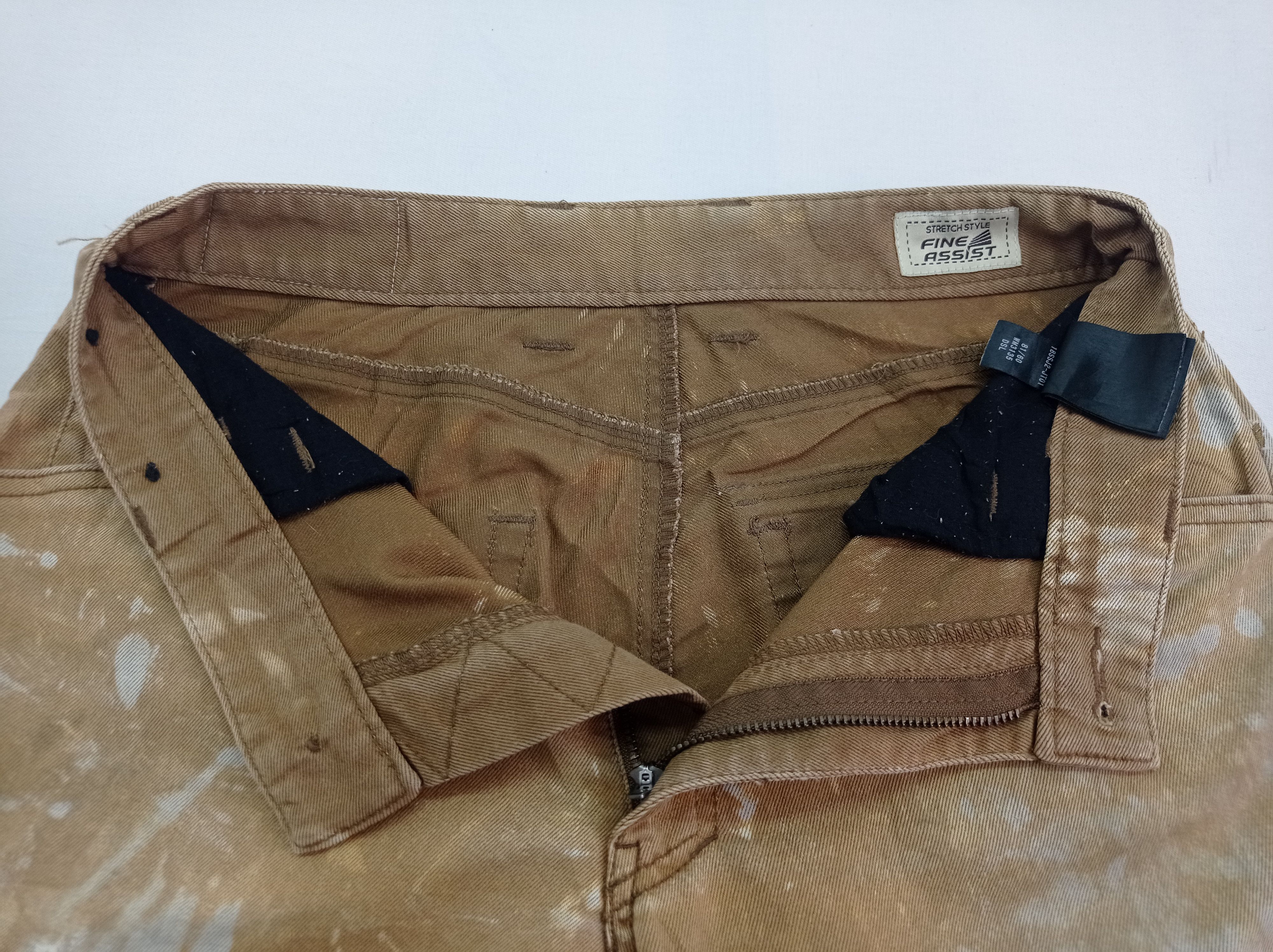 Japanese Brand 🔥Rare🔥Fine Assisst Faded Thrashed Cargo Pants Size US 28 / EU 44 - 4 Thumbnail