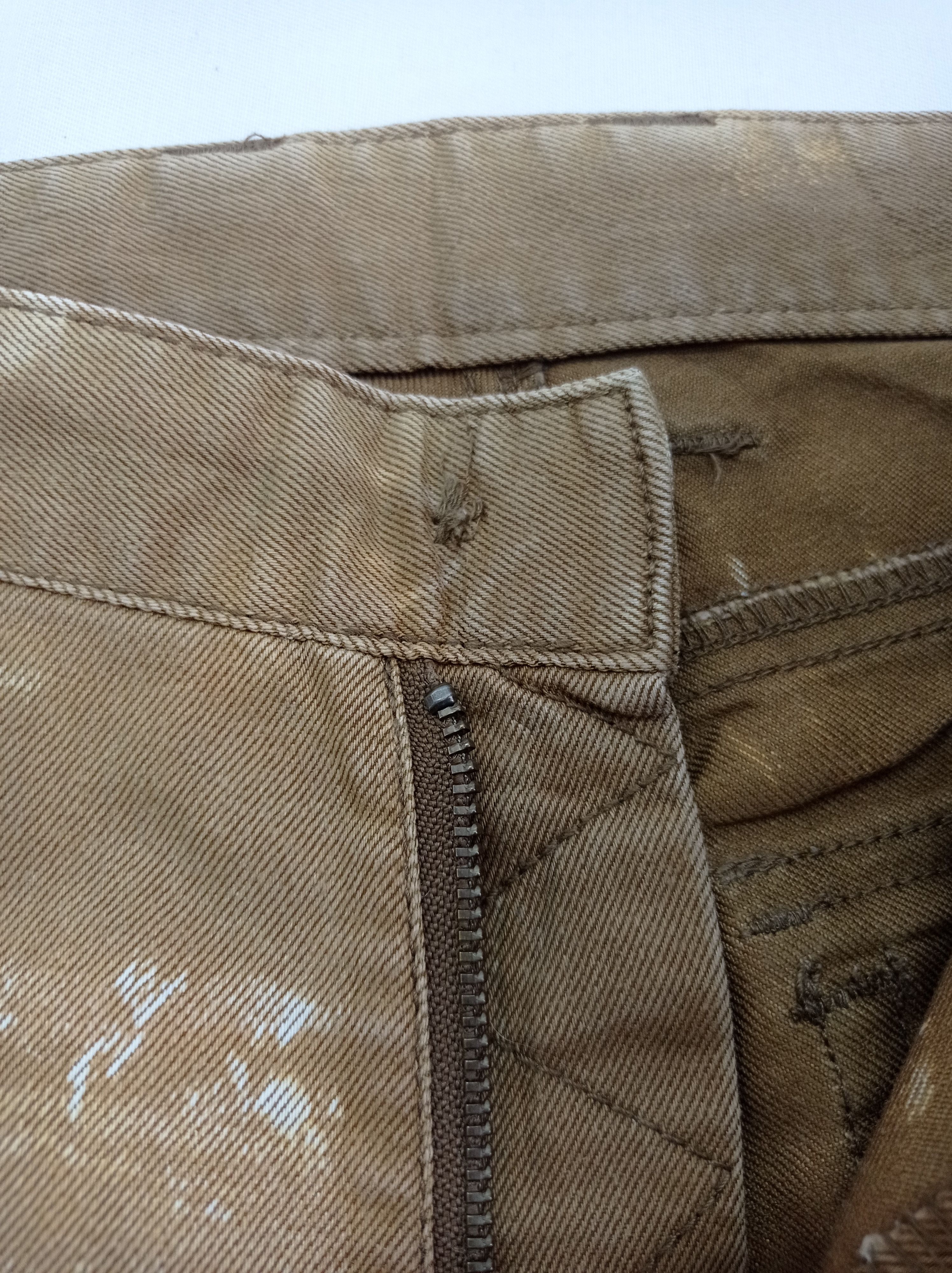 Japanese Brand 🔥Rare🔥Fine Assisst Faded Thrashed Cargo Pants Size US 28 / EU 44 - 5 Thumbnail
