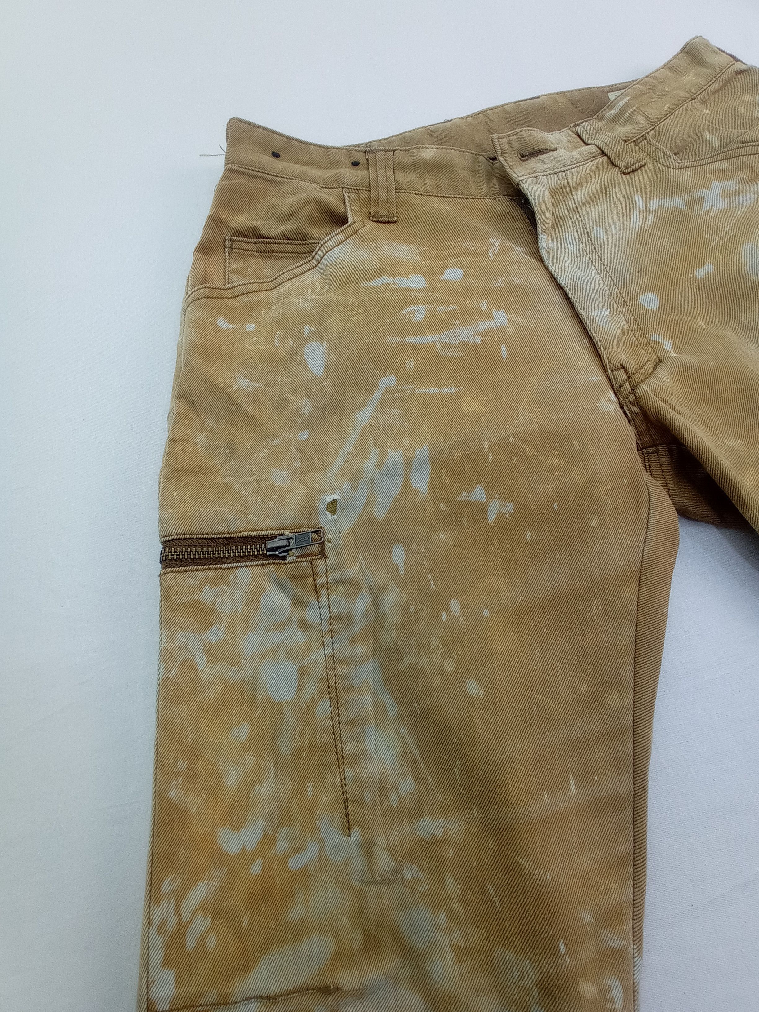 Japanese Brand 🔥Rare🔥Fine Assisst Faded Thrashed Cargo Pants Size US 28 / EU 44 - 8 Thumbnail