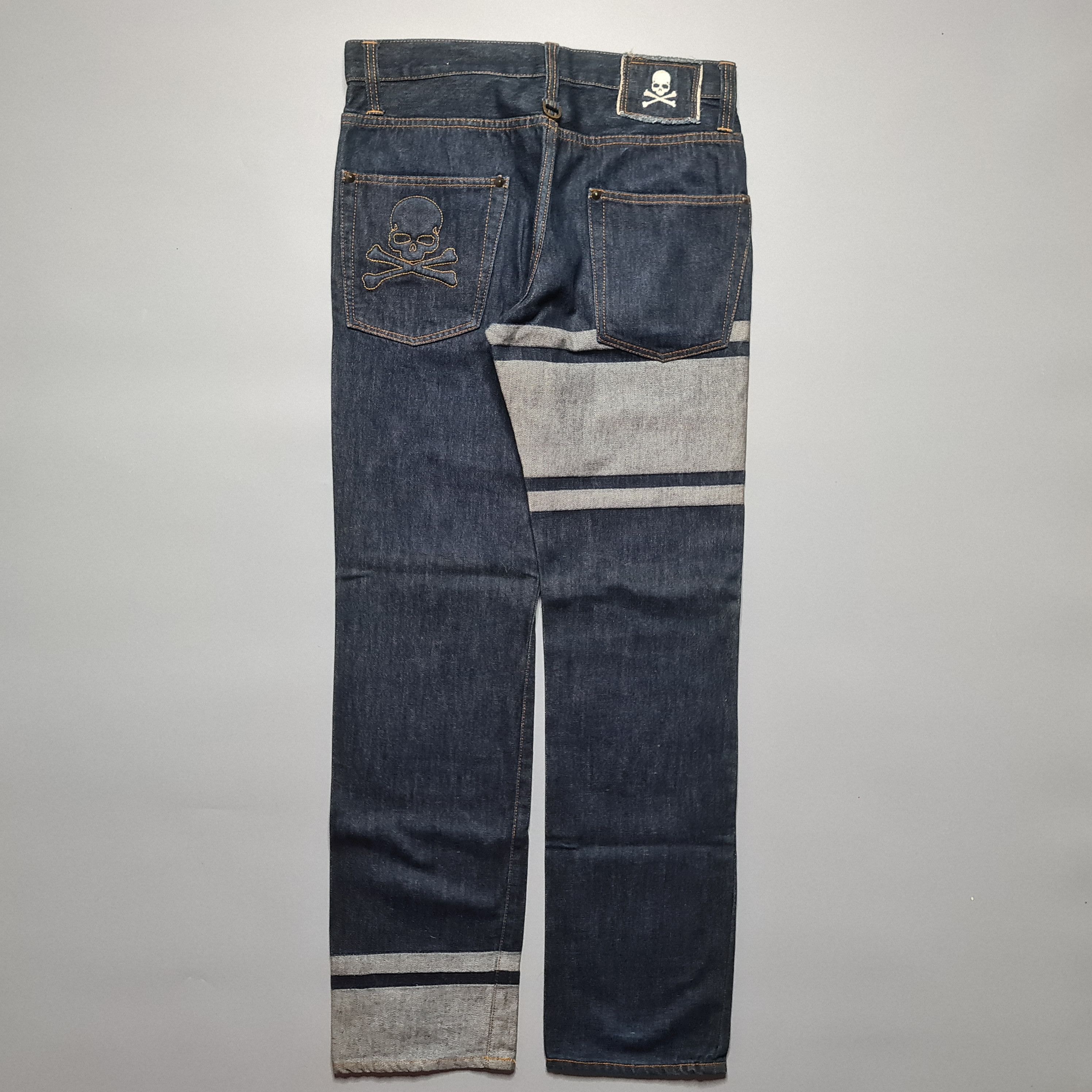 Mastermind Japan Mastermind Japan - AW07 Archive Border Jeans Size US 30 / EU 46 - 4 Thumbnail