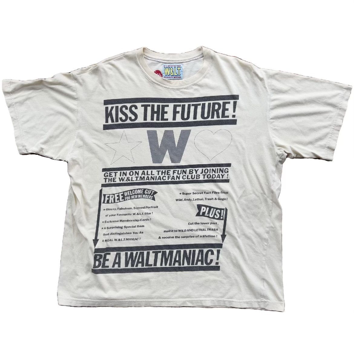 W&LT × Walter Van Beirendonck 1994 Wild & Lethal Trash Walter Van Beirendonck White Tee Size US L / EU 52-54 / 3 - 1 Thumbnail