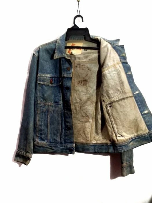 Pepsi VINTAGE PEPSI WITH CUSTOM PAINTED"GARFIELD" DENIM JACKET Size US S / EU 44-46 / 1 - 8 Thumbnail