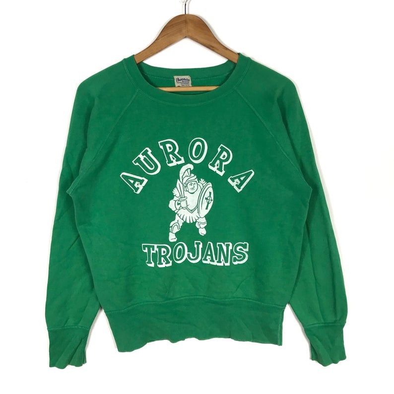 Pherrow's Vintage PHERROW'S SPORTSWEAR Aurora Trojans Size US S / EU 44-46 / 1 - 1 Thumbnail
