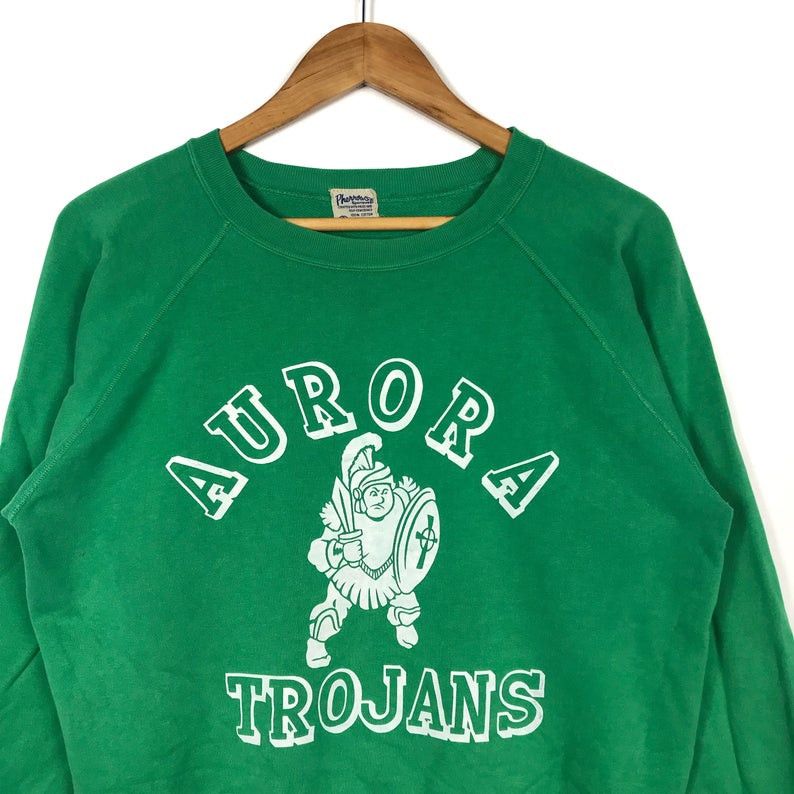 Pherrow's Vintage PHERROW'S SPORTSWEAR Aurora Trojans Size US S / EU 44-46 / 1 - 2 Thumbnail