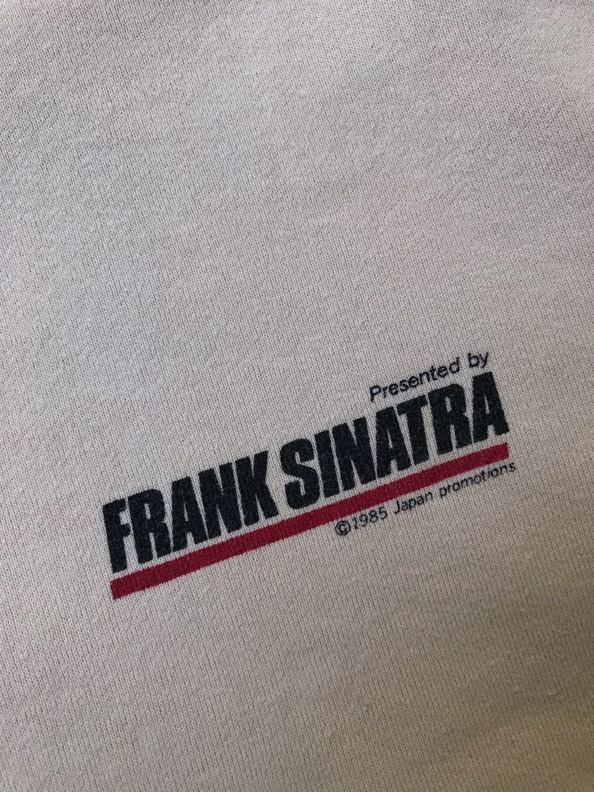 Vintage 80s 1985 Frank Sinatra Japan Promotions Sweatshirt Size US S / EU 44-46 / 1 - 4 Thumbnail