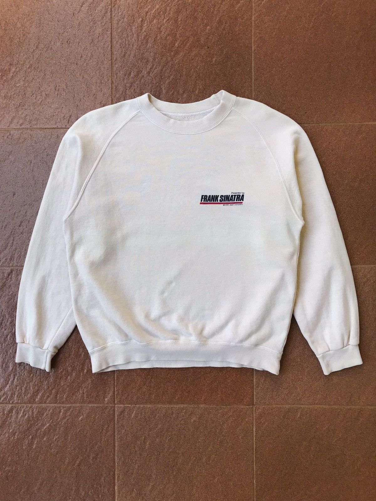 Vintage 80s 1985 Frank Sinatra Japan Promotions Sweatshirt Size US S / EU 44-46 / 1 - 1 Thumbnail