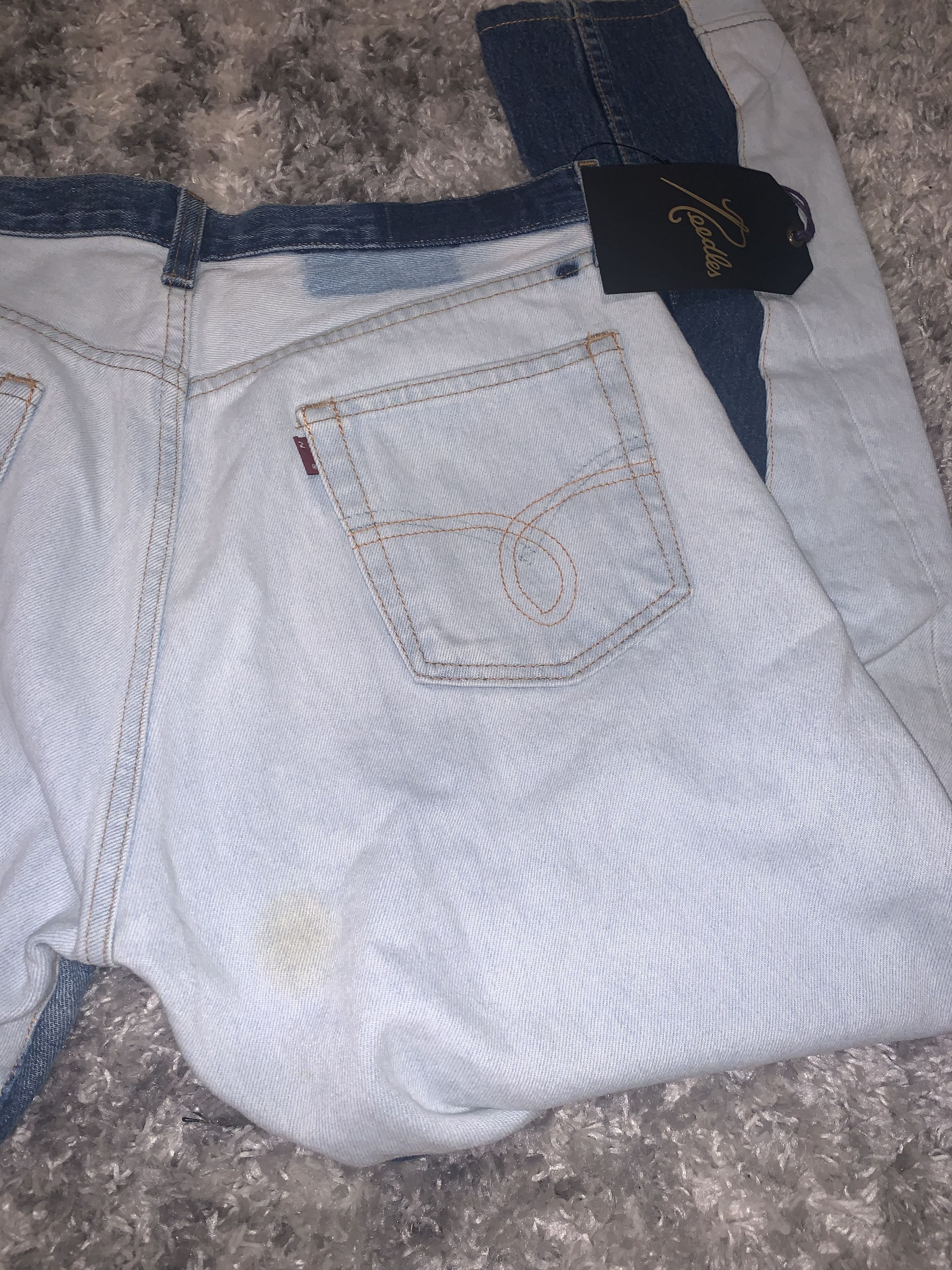 Needles Rebuild Dimension Denim Size US 34 / EU 50 - 5 Thumbnail