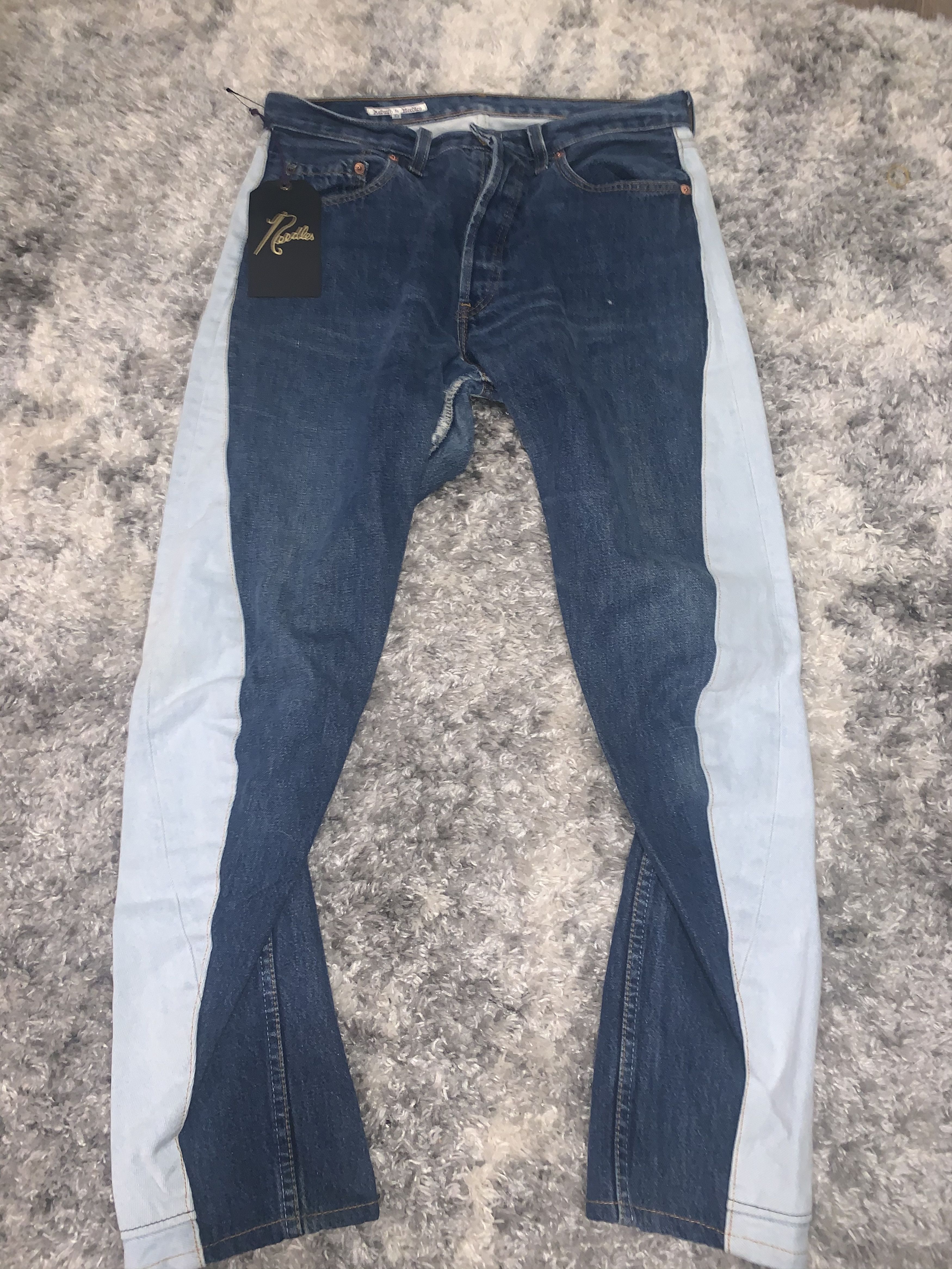 Needles Rebuild Dimension Denim Size US 34 / EU 50 - 2 Thumbnail