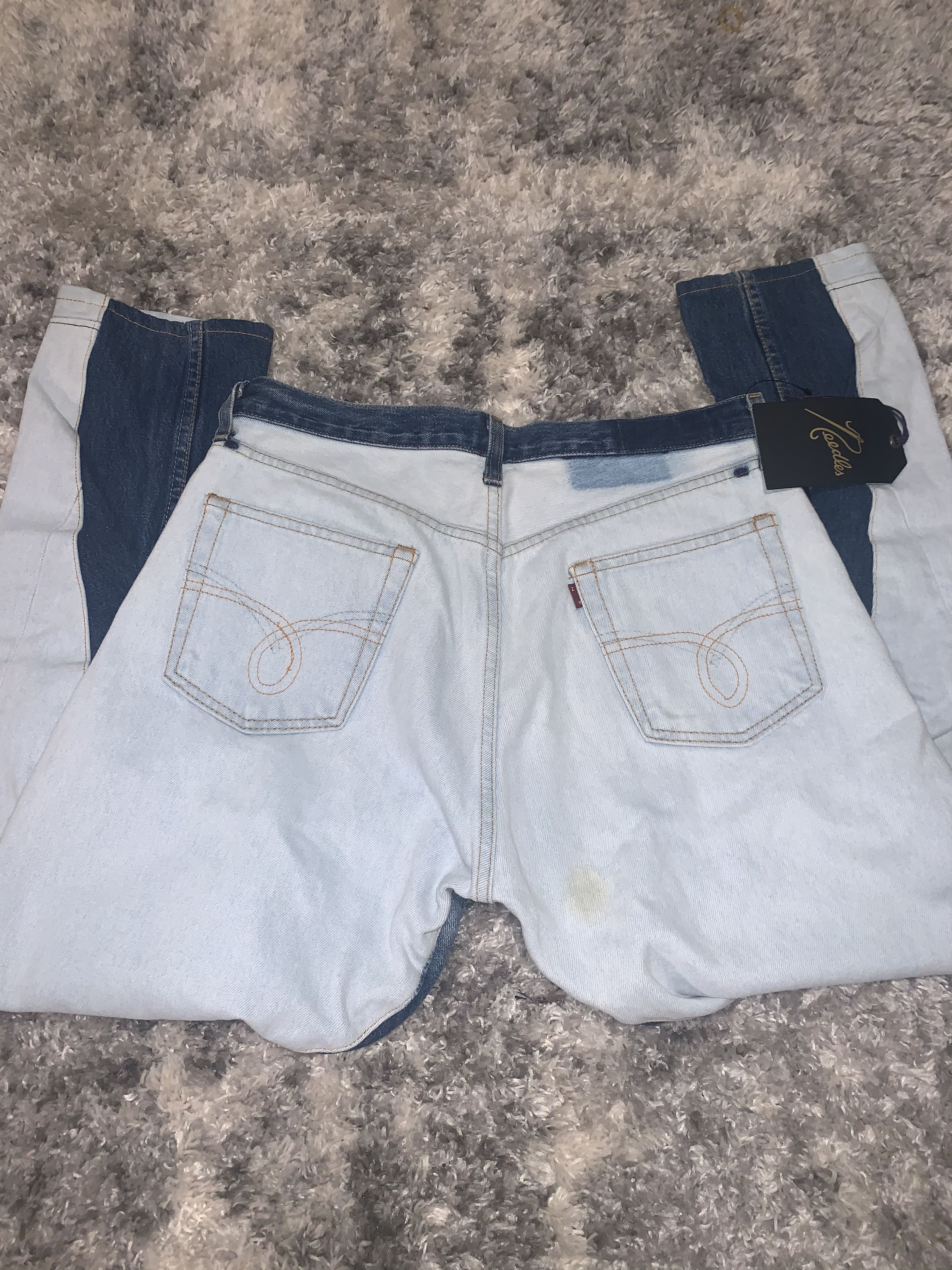 Needles Rebuild Dimension Denim Size US 34 / EU 50 - 4 Thumbnail