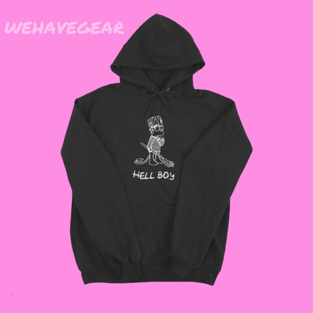 GOTHBOICLIQUE *IN HAND* Superrradical Lil Peep HELL BOY Black Hoodie Size US S / EU 44-46 / 1 - 1 Thumbnail