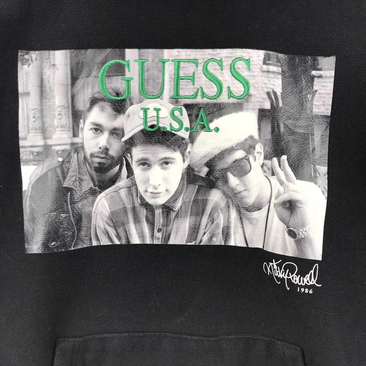 Guess KITTY ROWELL 1986 By Guess USA Black Hoodie Size US M / EU 48-50 / 2 - 3 Thumbnail