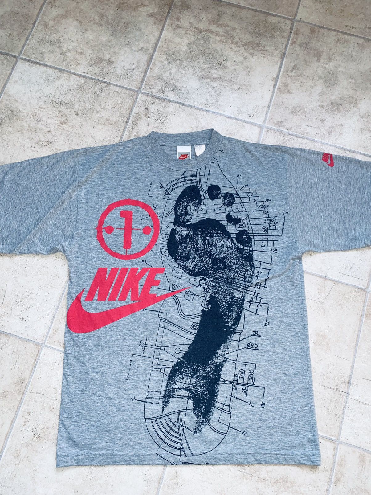 Nike × Vintage 90s AirMax 180 Tn Stussy Parra Atmos Patta Size US L / EU 52-54 / 3 - 1 Thumbnail