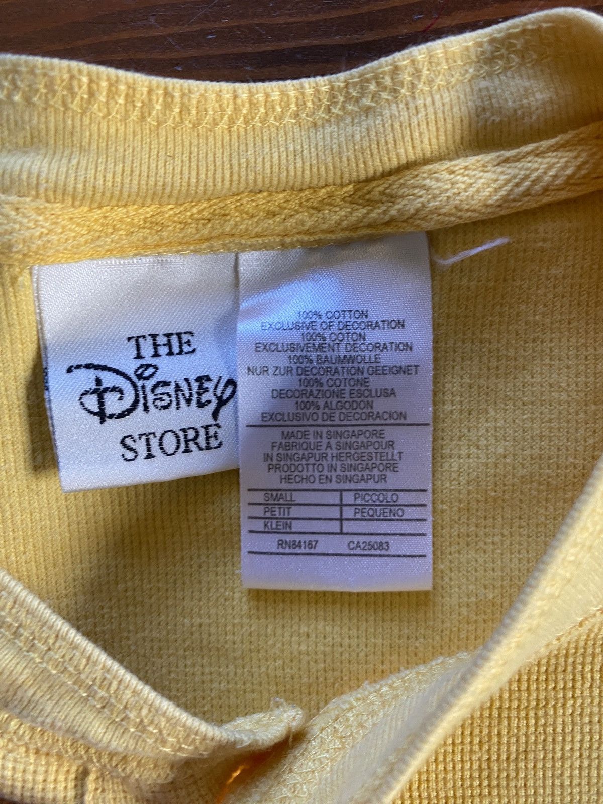 Disney Vintage 90’s Winnie the Pooh Textured Henley Ringer Tee Size US S / EU 44-46 / 1 - 7 Thumbnail