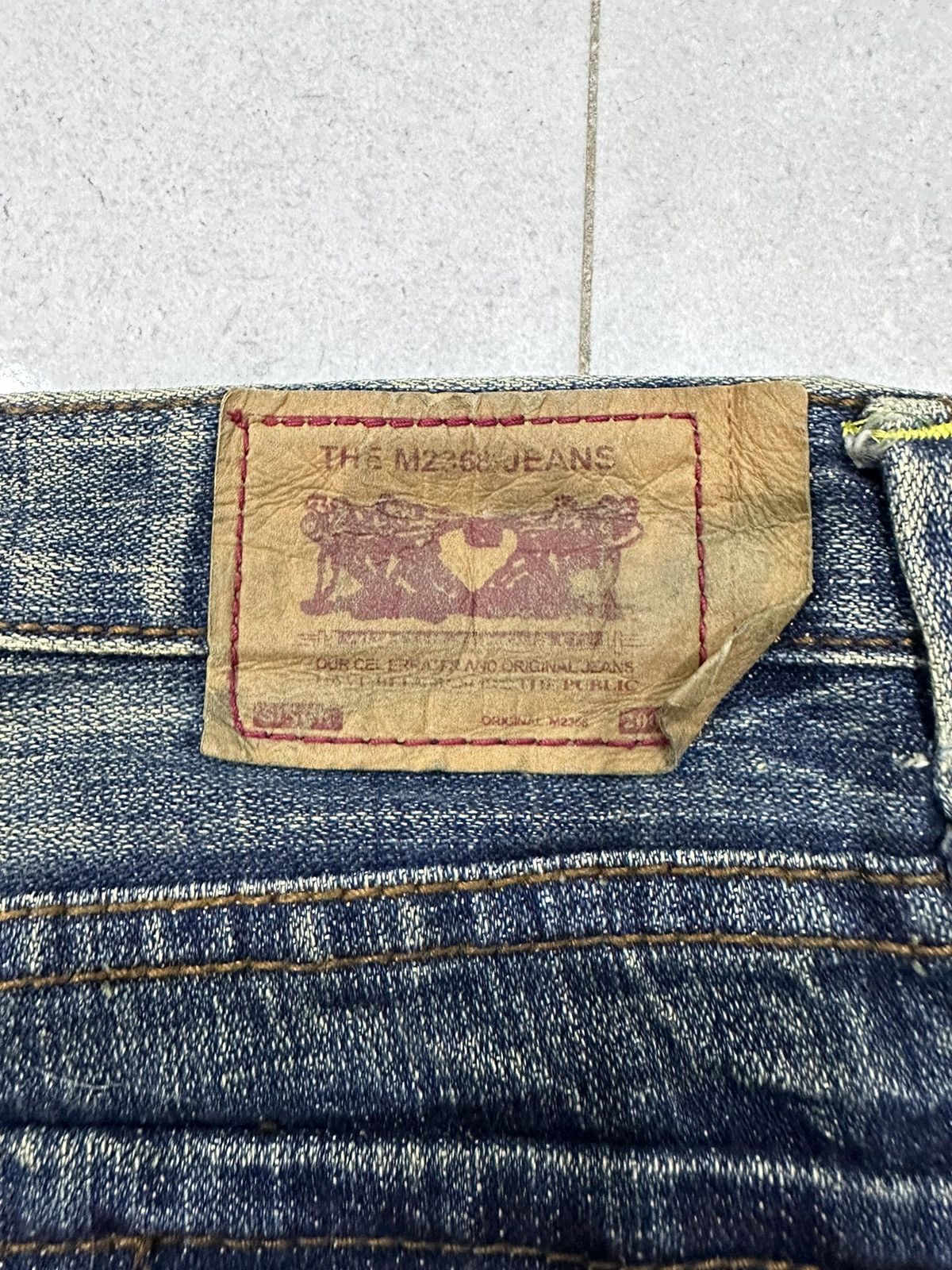 If Six Was Nine Clef De Sol Distressed Rusty Flare Denim Size 32" / US 10 / IT 46 - 10 Thumbnail