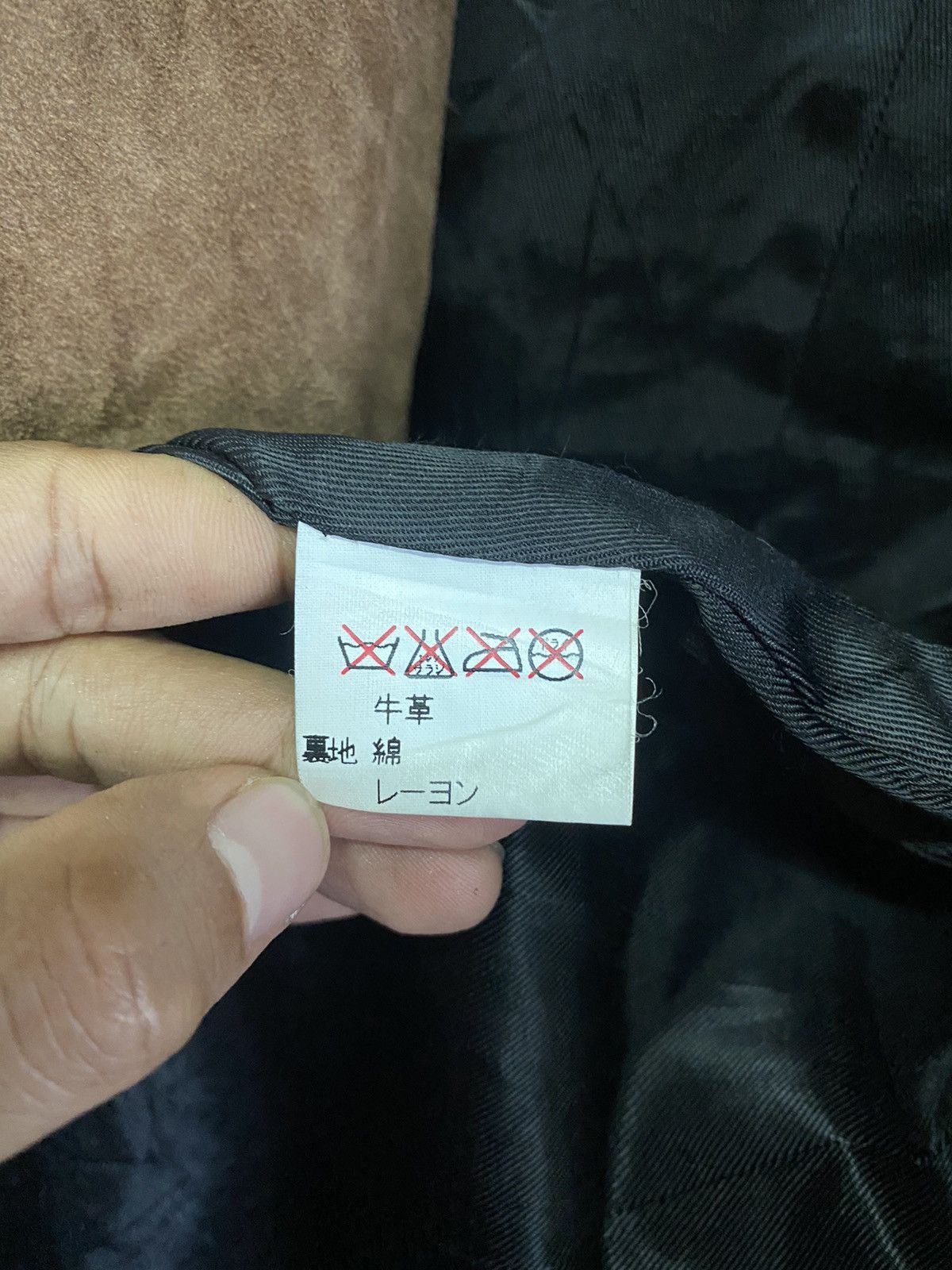 Vintage × agnes b. Vintage Agnes B Leather Parka Jacket Size US M / EU 48-50 / 2 - 6 Thumbnail