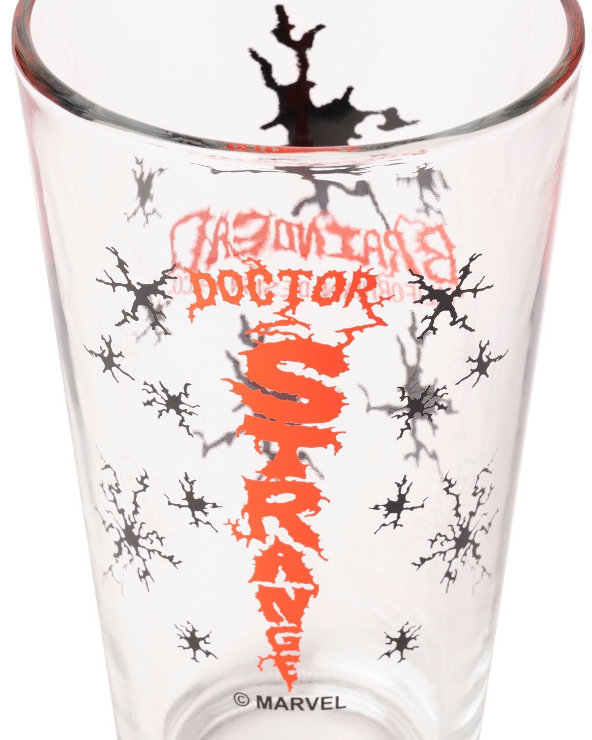 Brain Dead × Marvel Comics Brain Dead x Doctor Strange Bolts Water Glass - Red / 16oz Size ONE SIZE - 1 Thumbnail