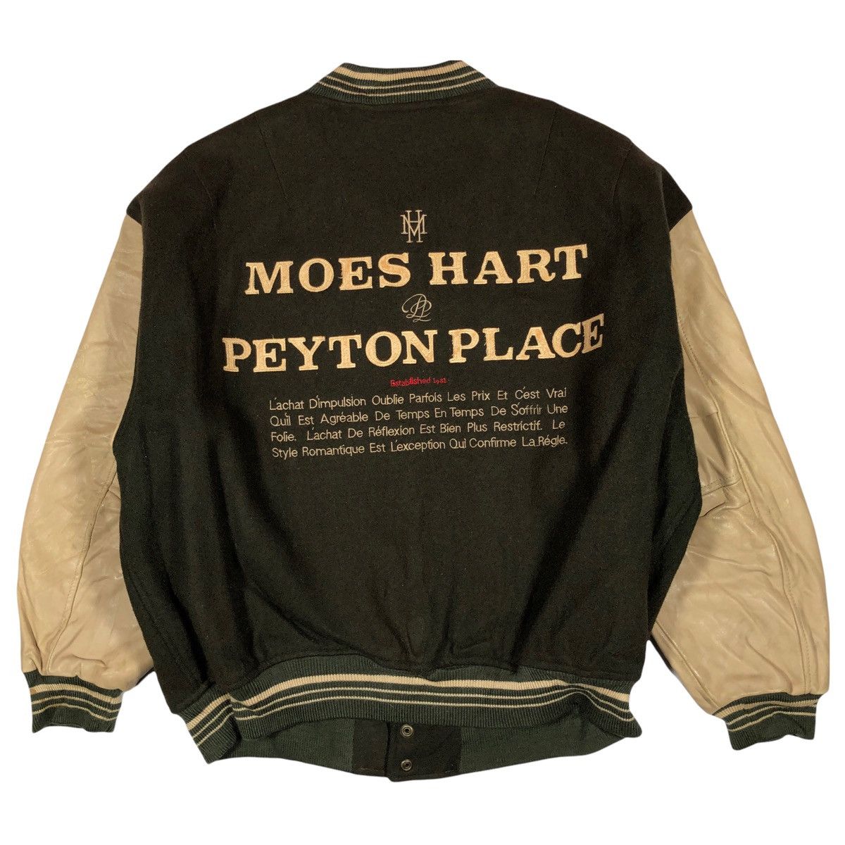 PPFM Peyton Place PPFM Wool Leather Varsity Jacket Size US M / EU 48-50 / 2 - 1 Thumbnail