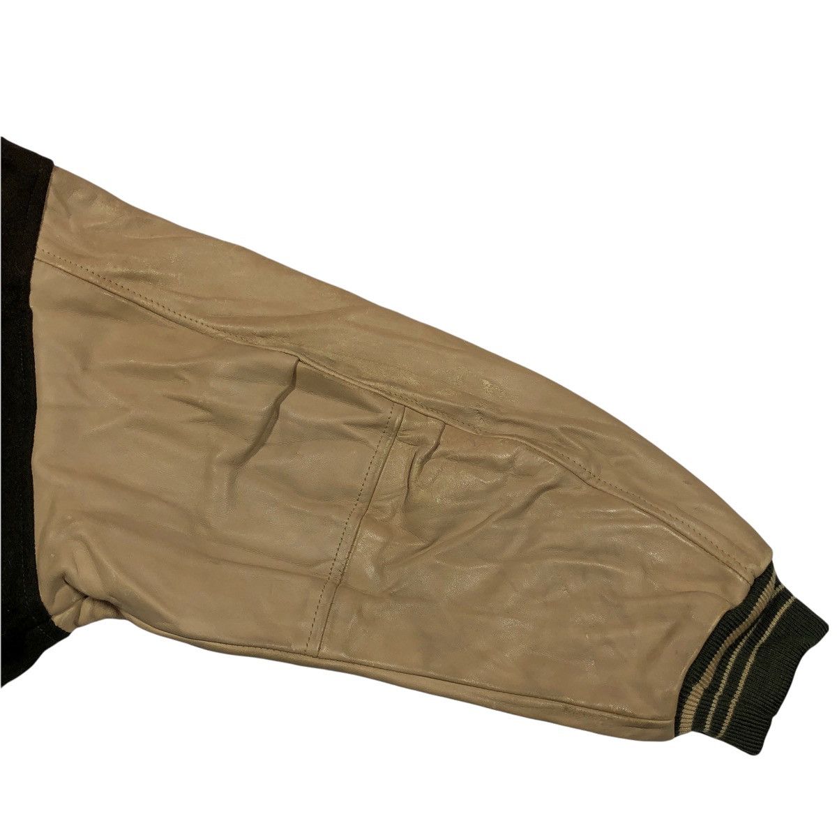 Peyton Place PPFM Wool Leather Varsity Jacket