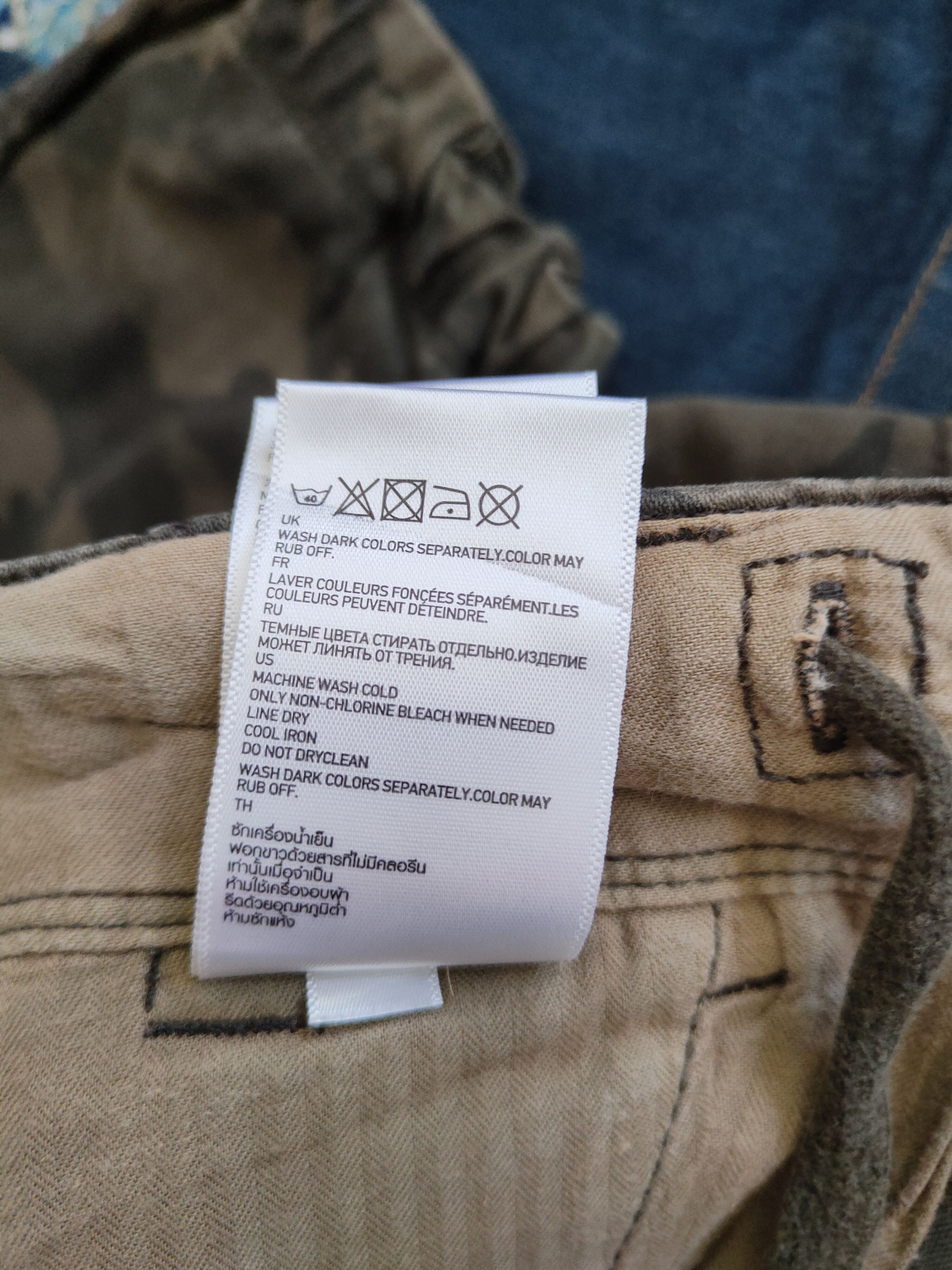 Japanese Brand Uniqlo Dark Green Military Tactical Cargo Pants #5294 Size US 29 - 12 Thumbnail