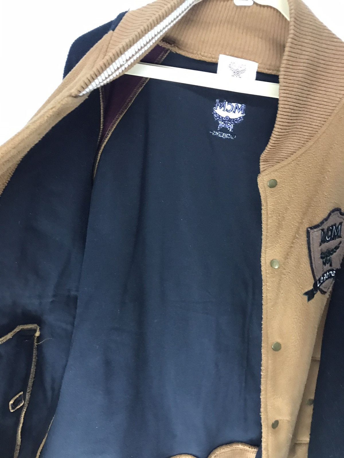 Other 🔥BEST OFFER 🔥Mcm legere embroidered logo varsity jacket Size US L / EU 52-54 / 3 - 7 Thumbnail