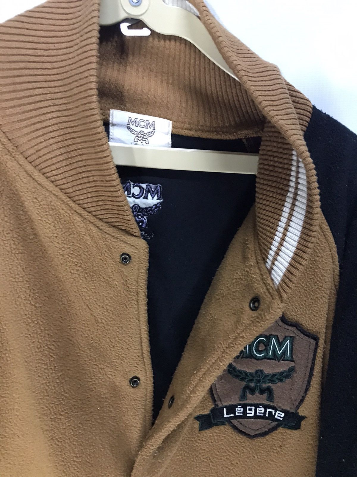 Other 🔥BEST OFFER 🔥Mcm legere embroidered logo varsity jacket Size US L / EU 52-54 / 3 - 5 Thumbnail
