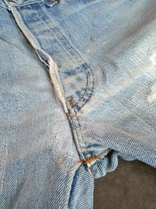 Levi's × Vintage 80s Vintage Levis 501 Made In USA Distressed Jeans 31x29 Size US 31 - 9 Thumbnail